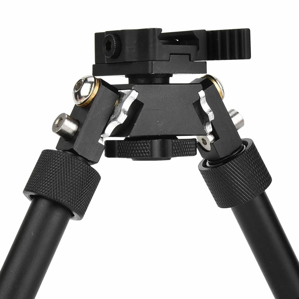 Dwójnóg V8 Shooting 360° Obrotowy Uchwyt Na Karabin CNC Outdoor QD Tactical Picatinny Składany Regulowany 20-23mm Szyna