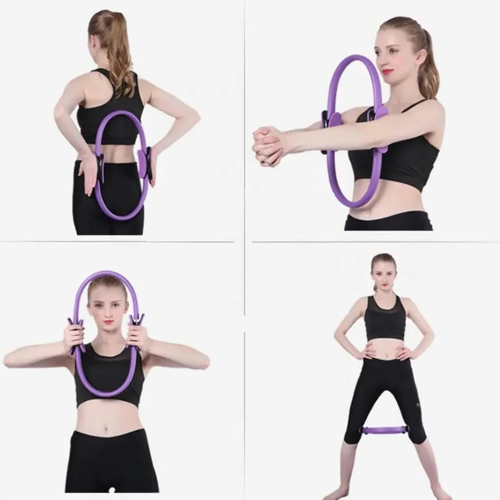 Zestaw do pilatesu 14-częściowy z Magic Circle, piłką do jogi i taśmami oporowymi