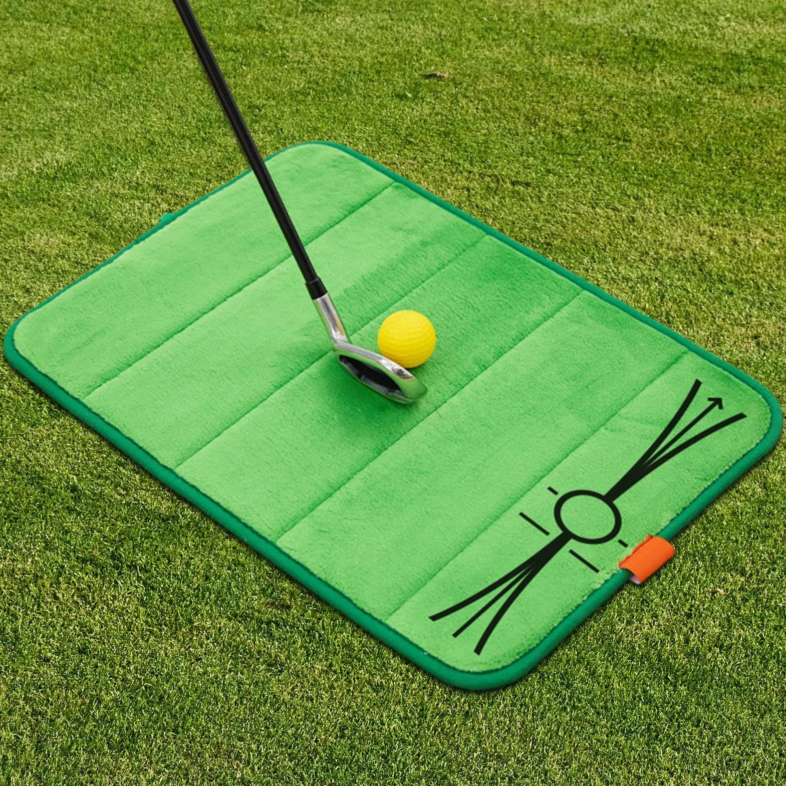 Mata golfowa Divot do ćwiczeń golfowych podkładka sprzęt do uderzania dla kobiet mężczyzn wewnątrz na zewnątrz