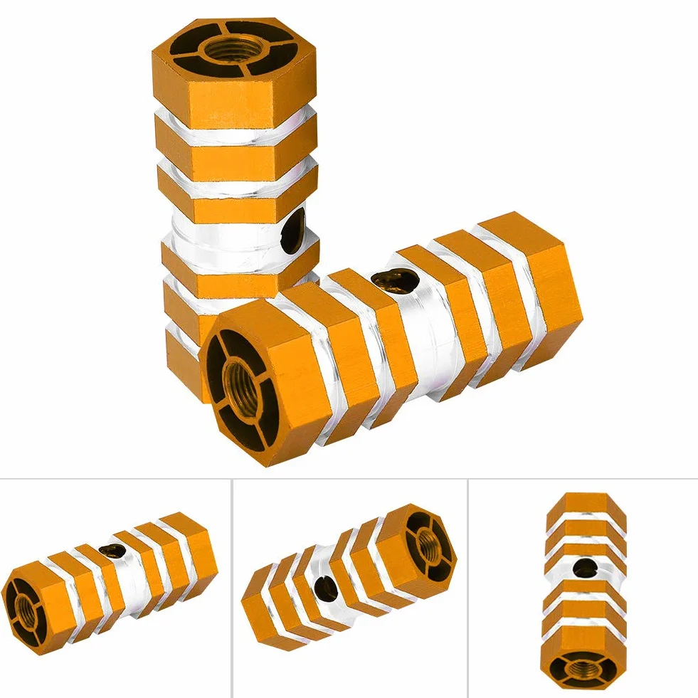 Kołki Rowerowe Ze Stopu Aluminium Do Rowerów Górskich Tylne Kołki Kaskaderskie (złoto)