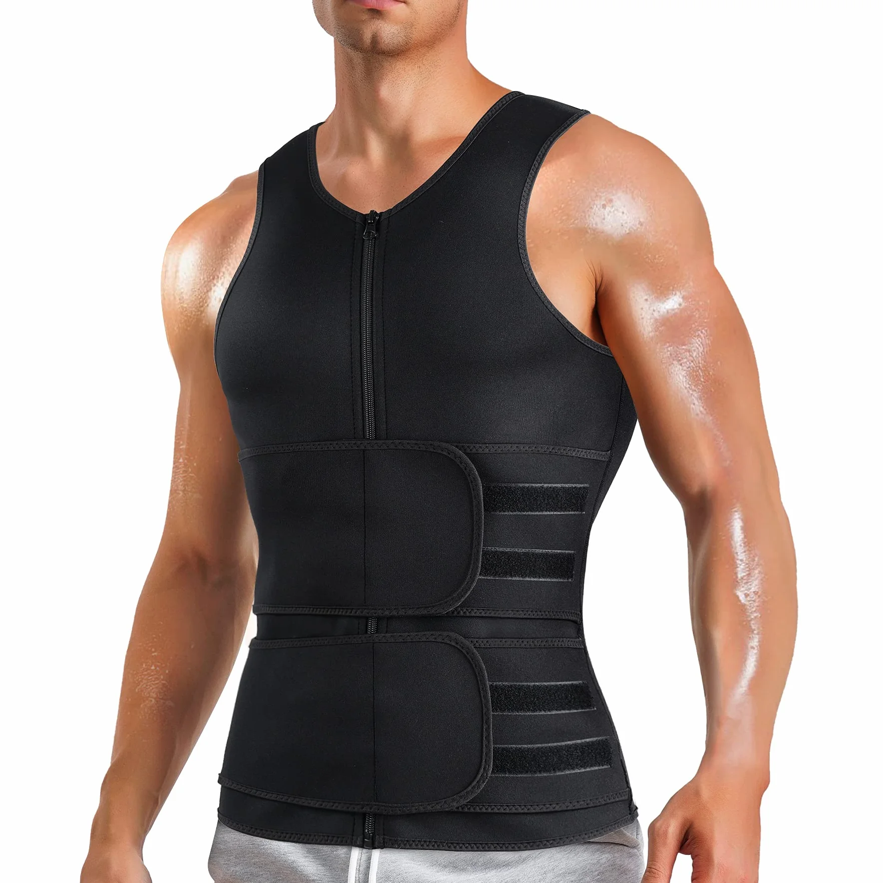 Neoprenowy pas wyszczuplający brzuch fitness do sauny trymer