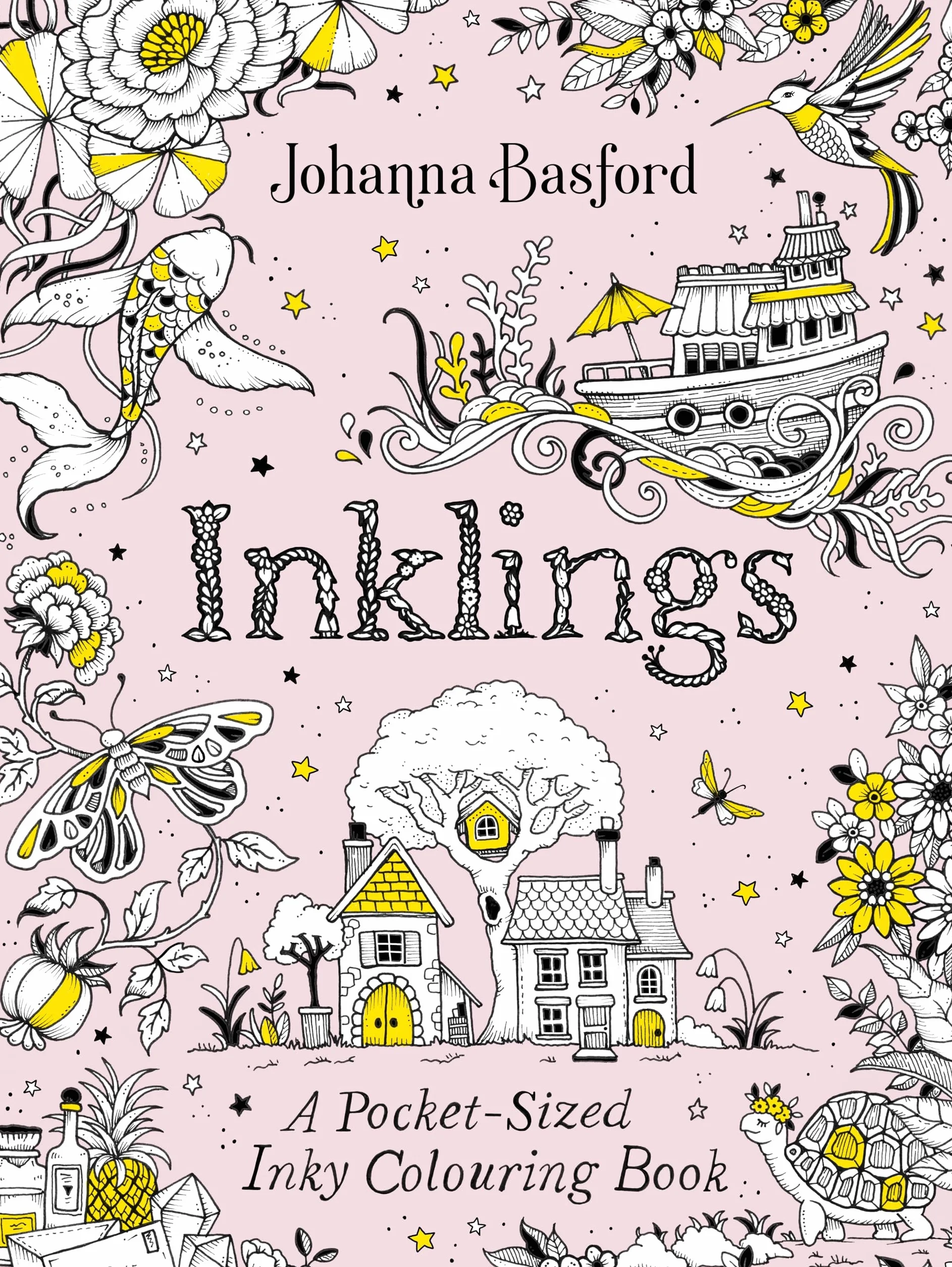 Inklings: A Pocket-Sized Inky Colouring Book