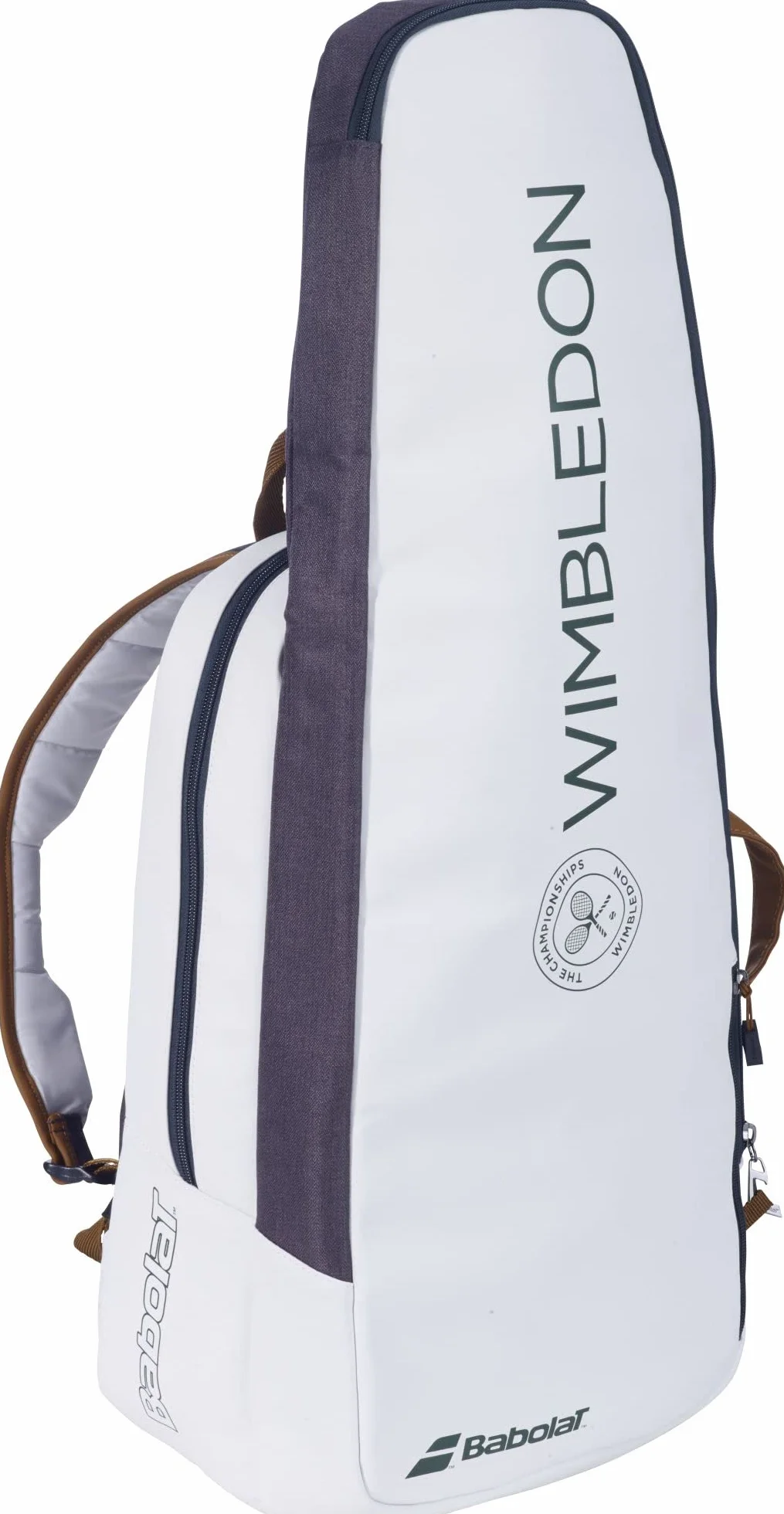 Babolat Plecak tenisowy Pure Wimbledon, Biały/szary, Jeden rozmiar, Potężny
