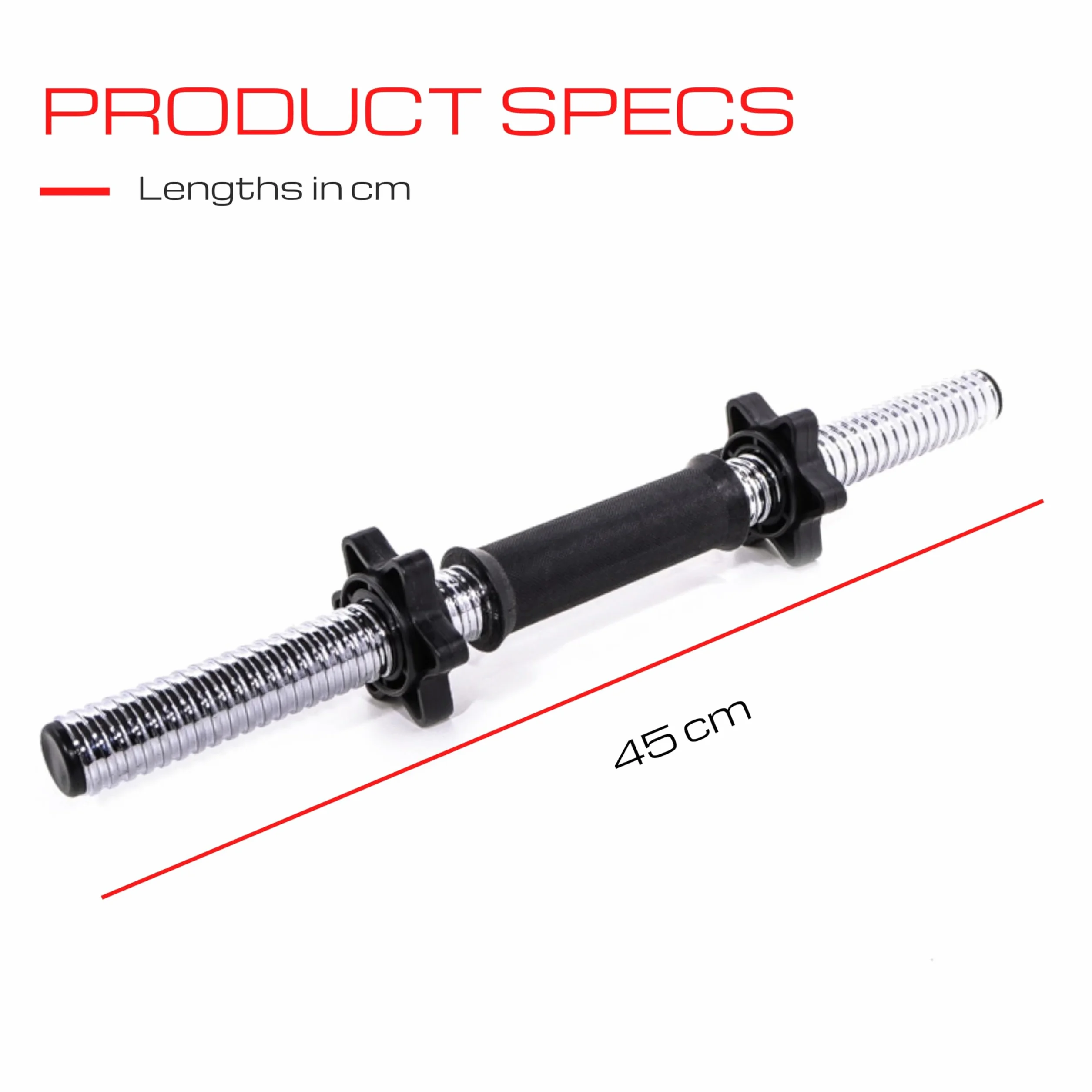 Hantle Regulowane Zestaw 2 w 1 20-50kg ze Sztangą i Rurką Łączącą