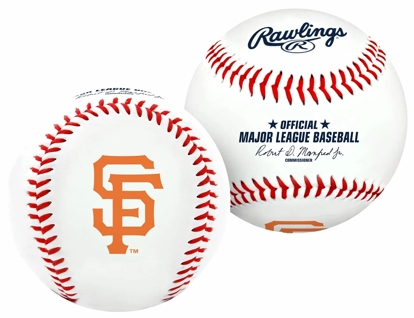 Rawlings MLB San Francisco Giants Team Logo Baseball biały