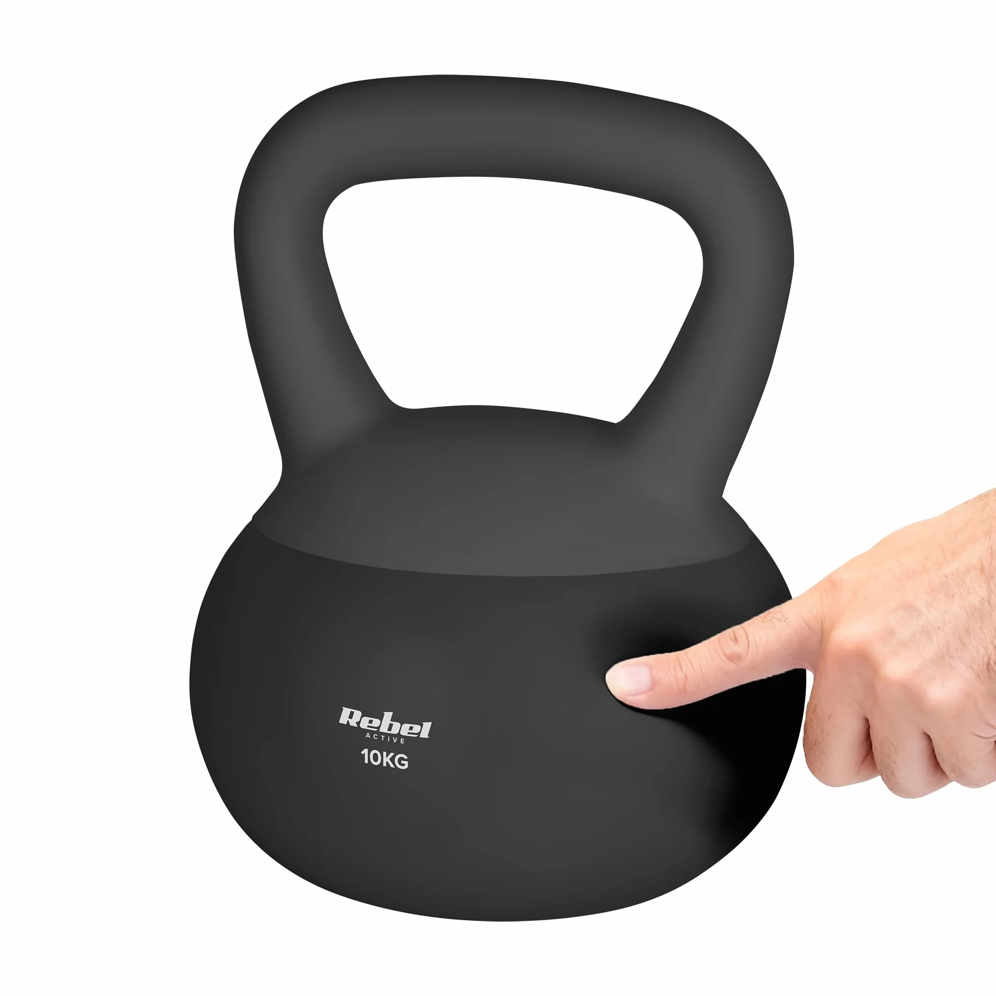 Rebel Soft Kettlebell 10kg PCV Hantel do Fitness