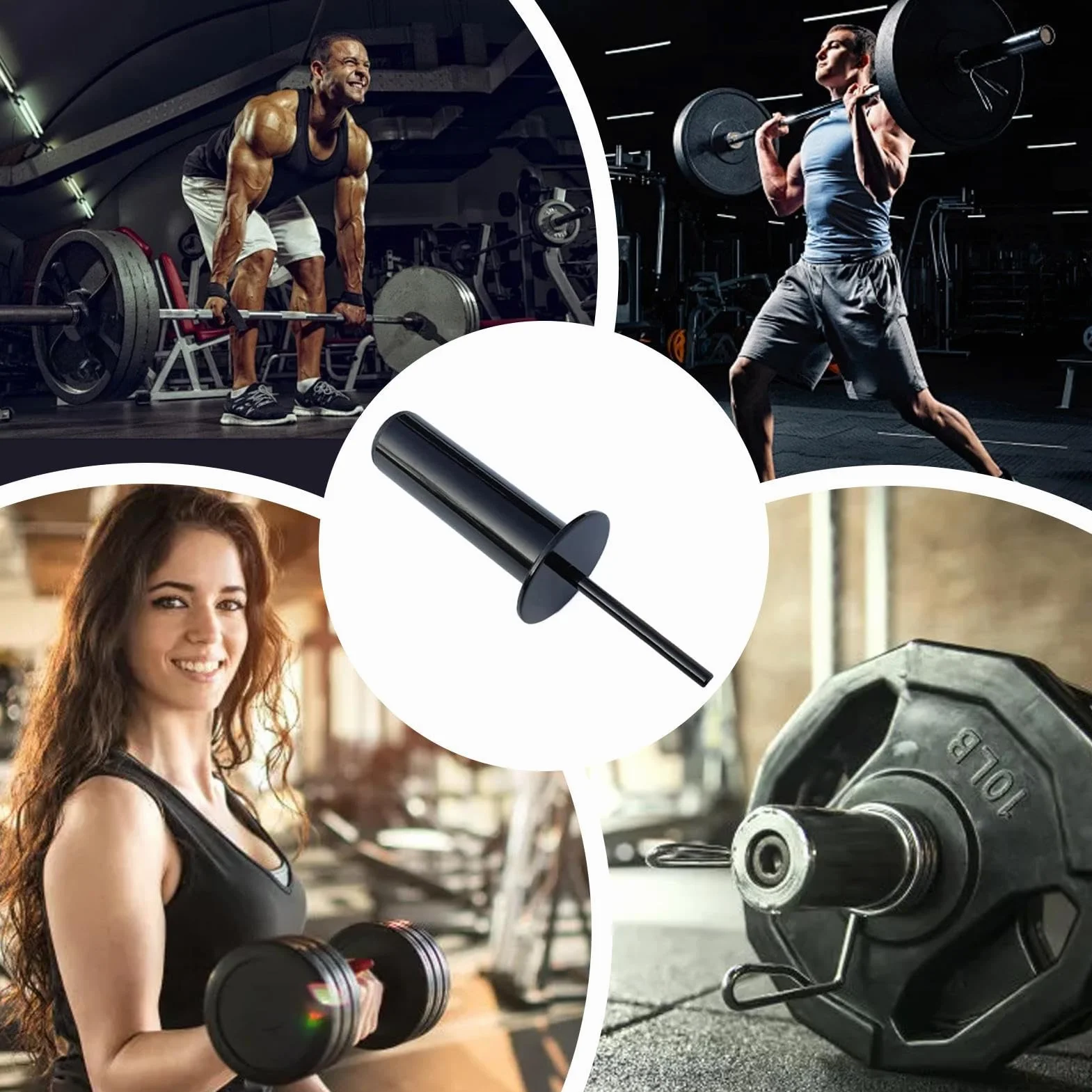 Weight Loading Pin Weight Stack Extender Heavy-Duty Steel 8mm/10mm for Home Gym Strength Training