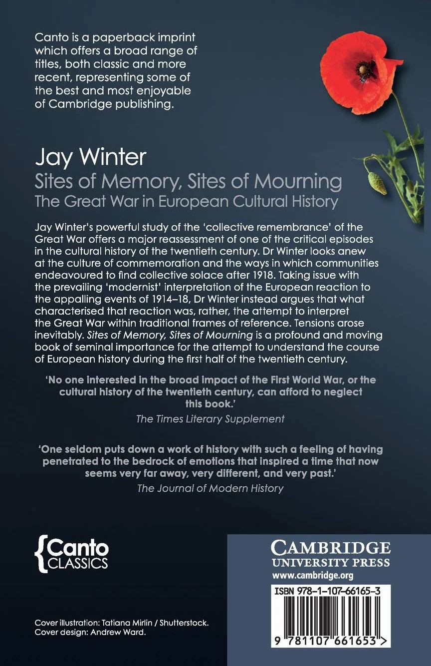 Sites of Memory, Sites of Mourning: The Great War in European Cultural History
