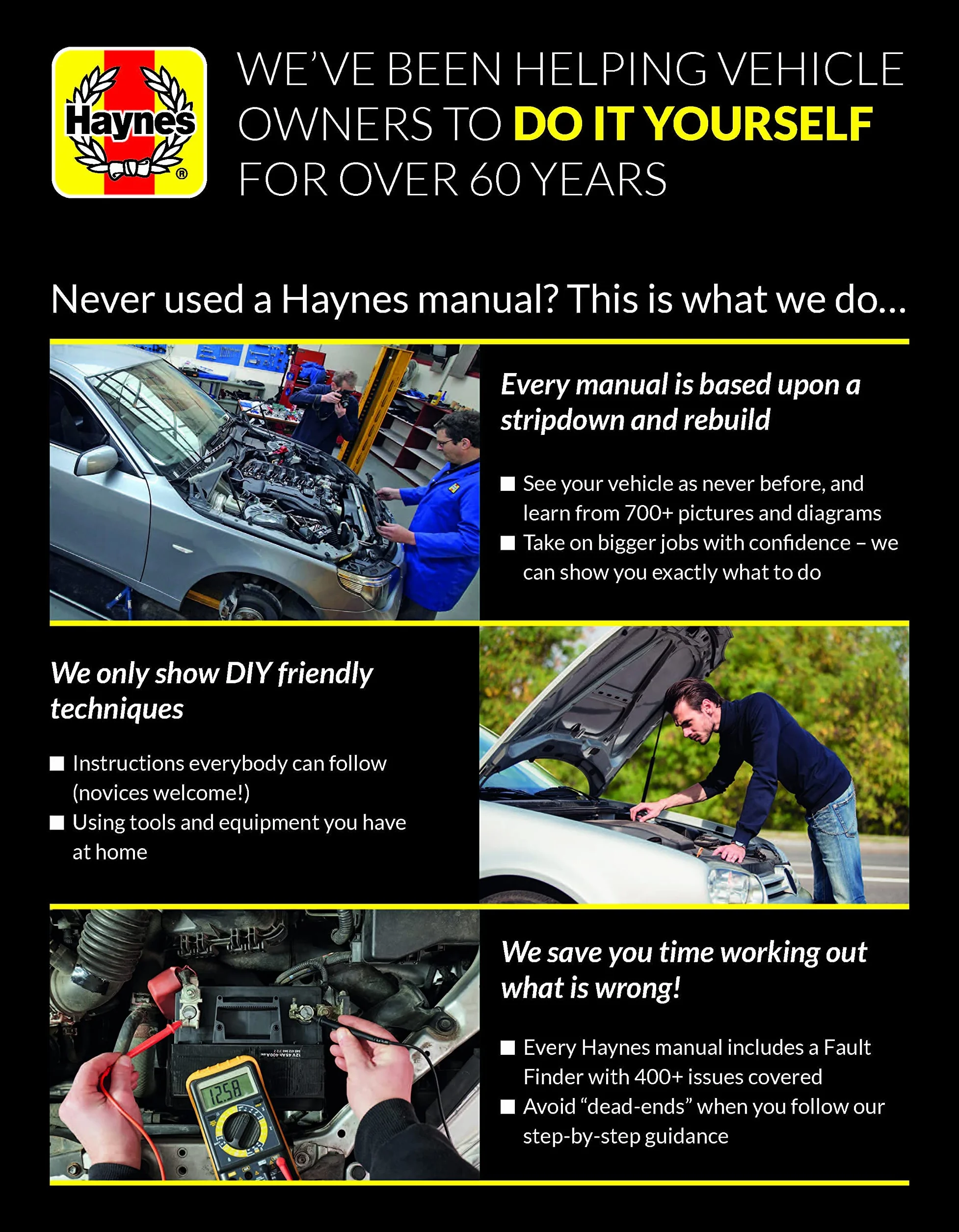 Volvo S60 Petrol & Diesel (00 - 09) Haynes Repair Manual: 00-09