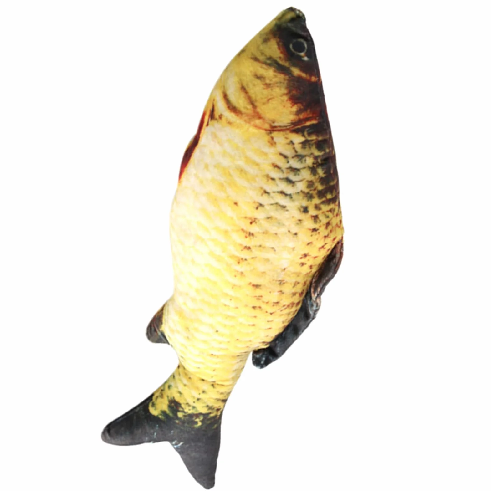 Poduszka w Kształcie Ryby Ponadgabarytowa Kreatywna 3D Karp Imitująca Poduszka Dekoracyjna dla Dzieci na Sofę do Domu 40cm Plusz Bawełna PP