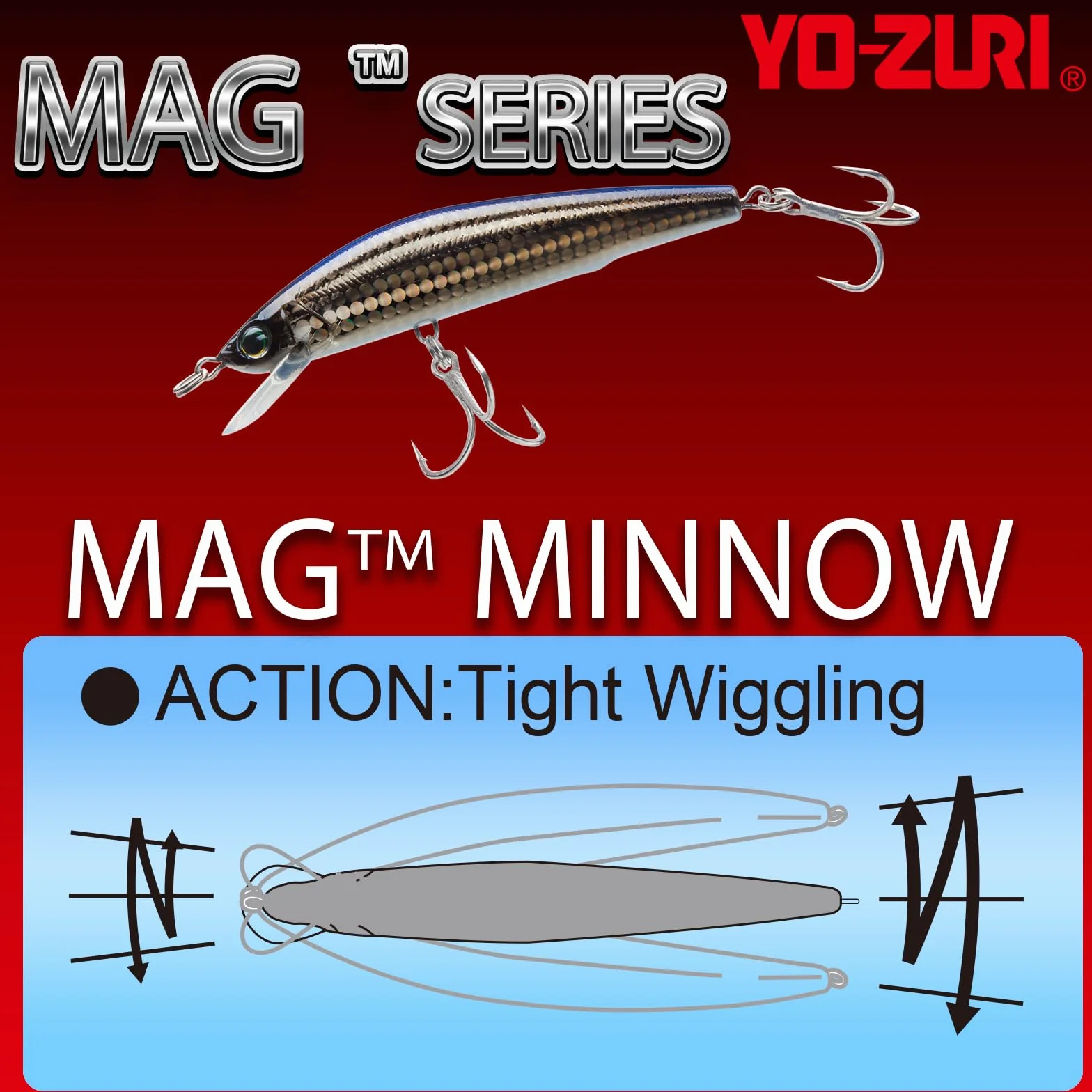 Yo-Zuri Mag Minnow pływająca przynęta nurka 13 cm brąz
