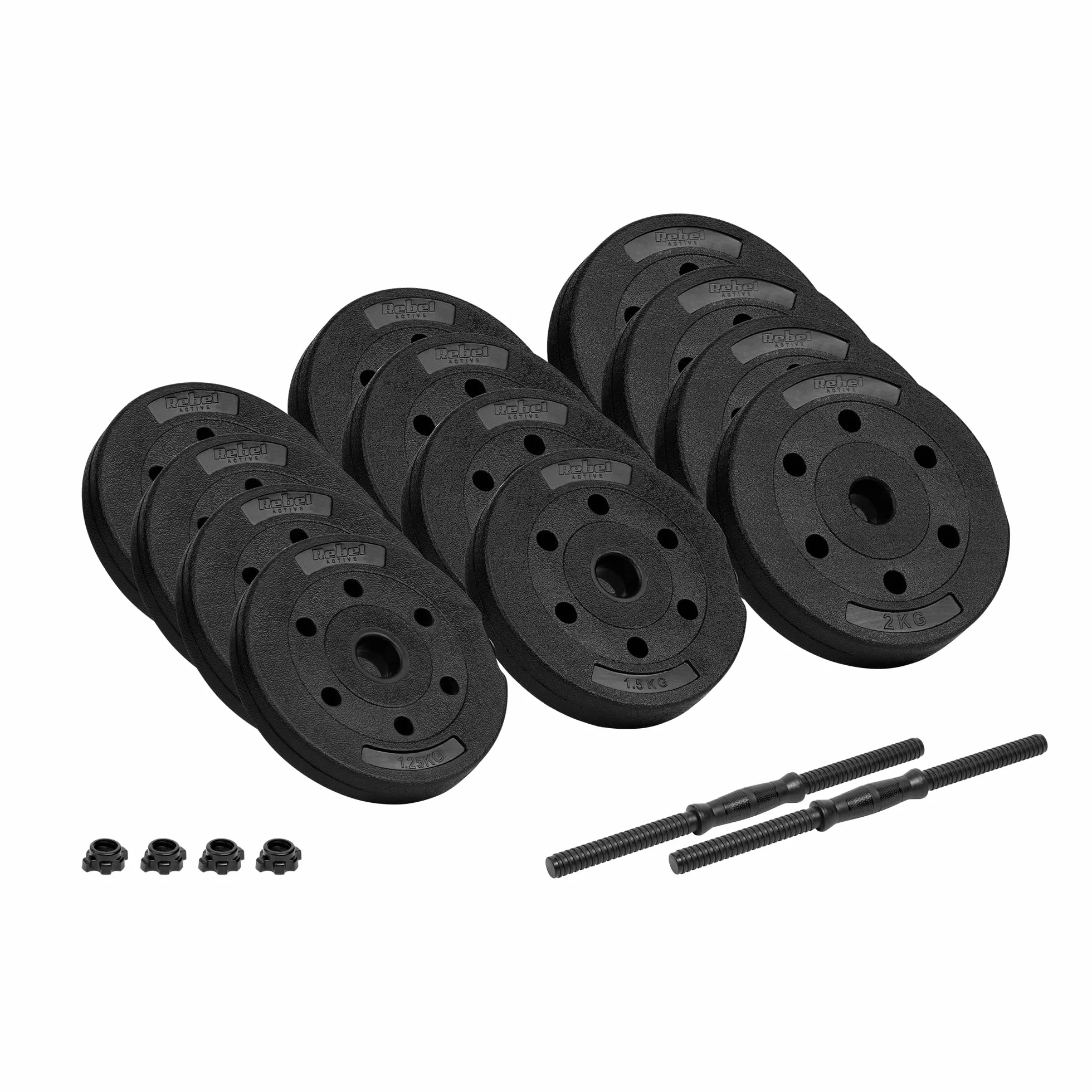 Rebel Electro Hantle Bitumiczne Regulowane 2x10kg Zestaw