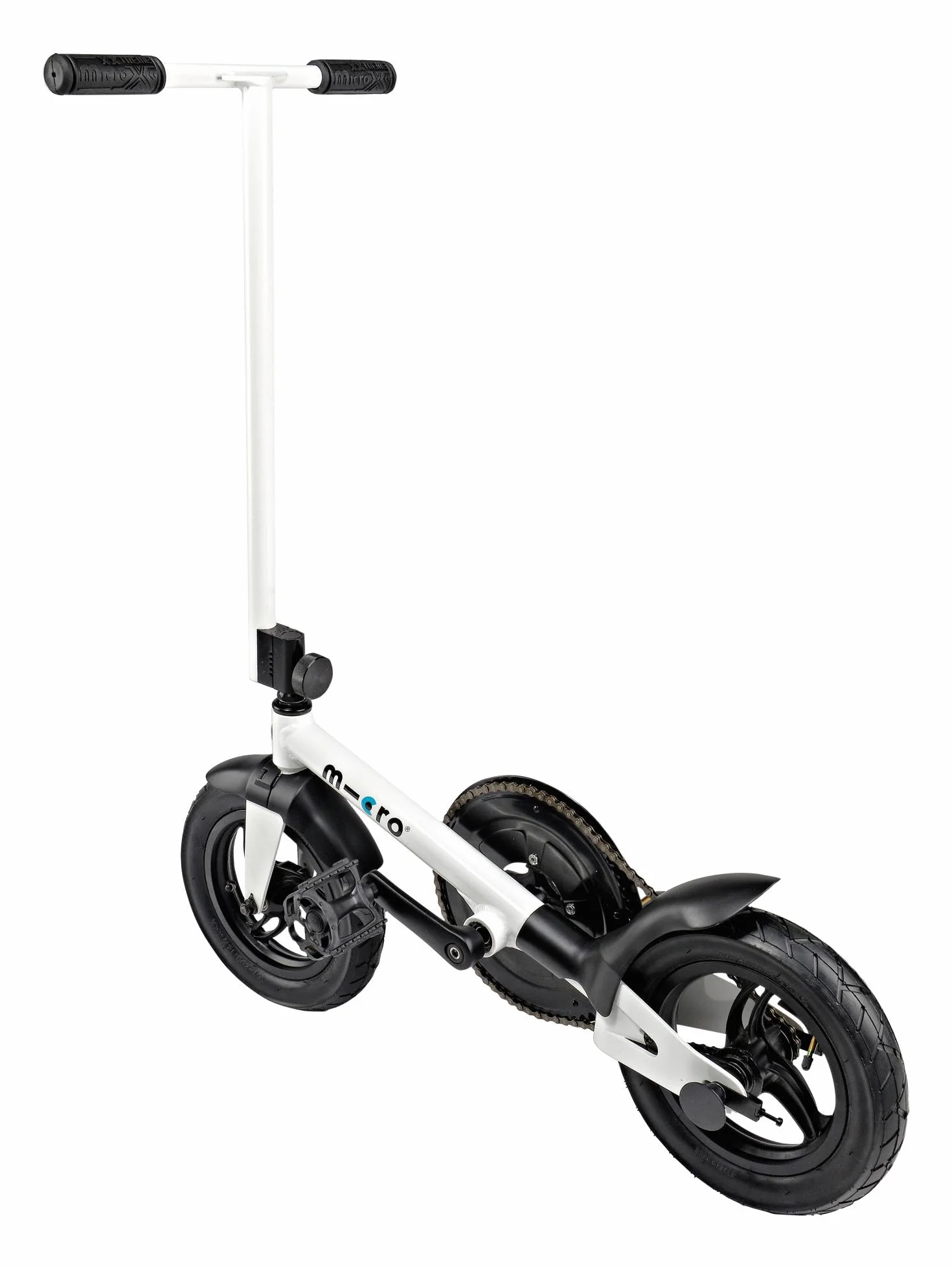 Składana hulajnoga hybrydowa Micro Pedal Flow lekka dla dorosłych