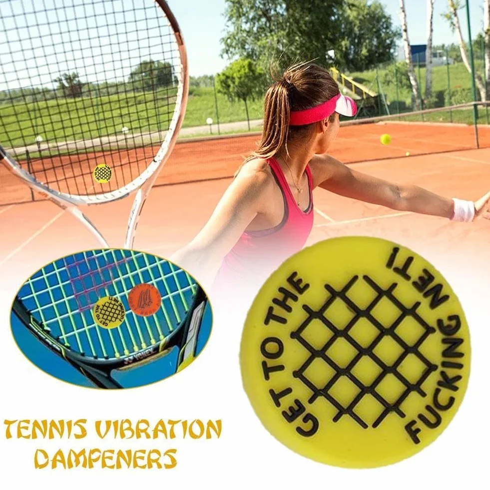 Amortyzator tenisowy, śmieszna rakieta tenisowa amortyzator amortyzator, 2024 pikantne/agresywne przypomnienie o tym, aby zachować G Tennis