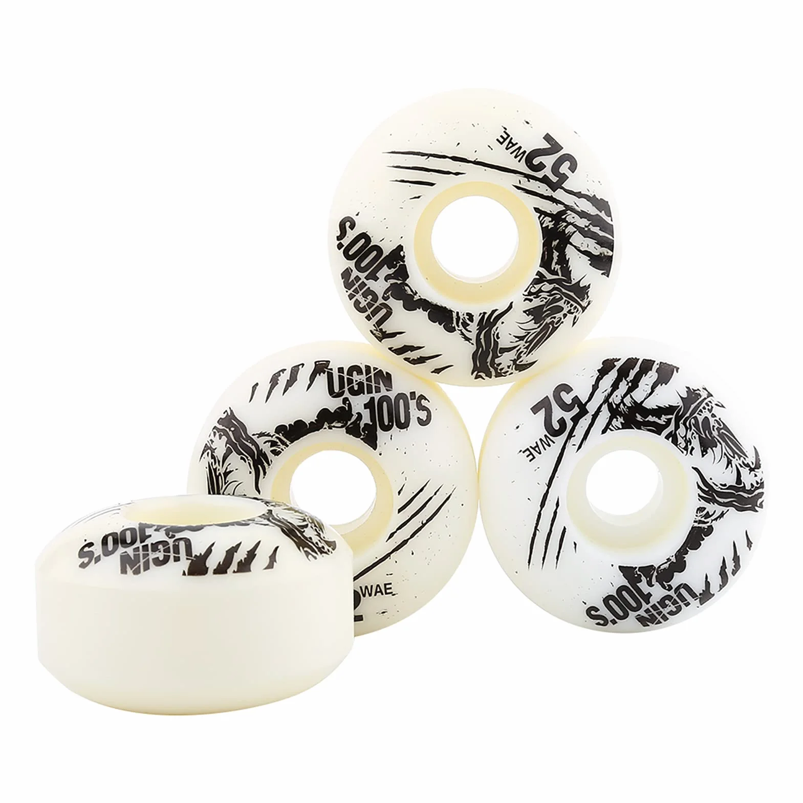 Kółka do Deskorolki 52mm x 30mm PU Cruiser Longboard 4 Sztuk Zestaw Outdoor Classic