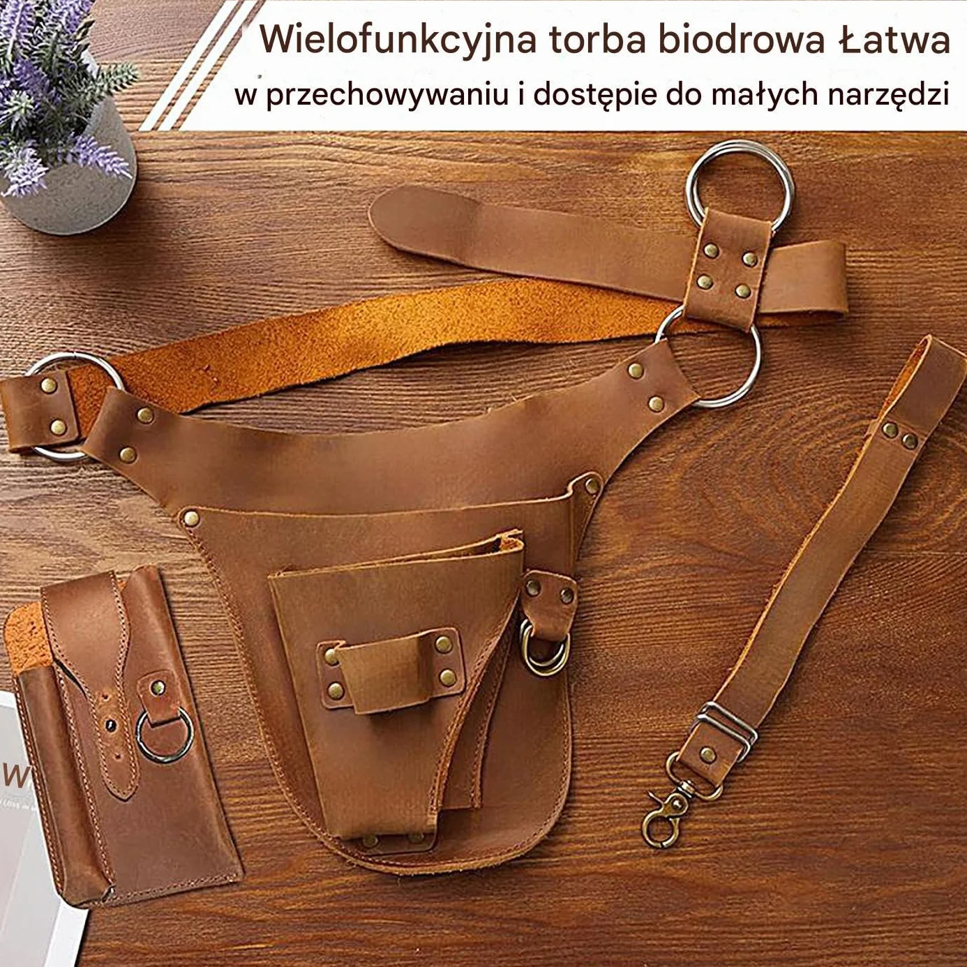 Garden Tool Belt Organizer - Multi Pocket Waist Pouch For Yard Work Efficiency | Oxford Fabric With Adjustable Strap, Hands Free Storage System For Gardening Lawn Care Home Projects