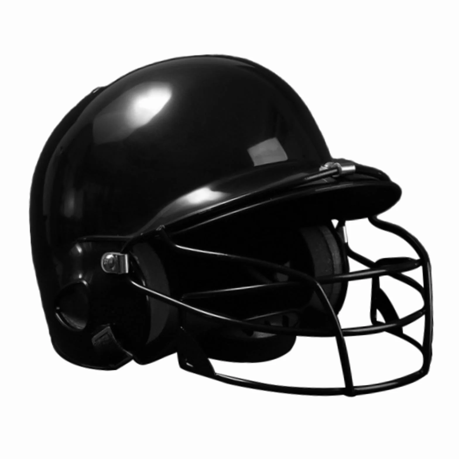 Kask baseballowy z maską na twarz czerwony 31x21x21 cm