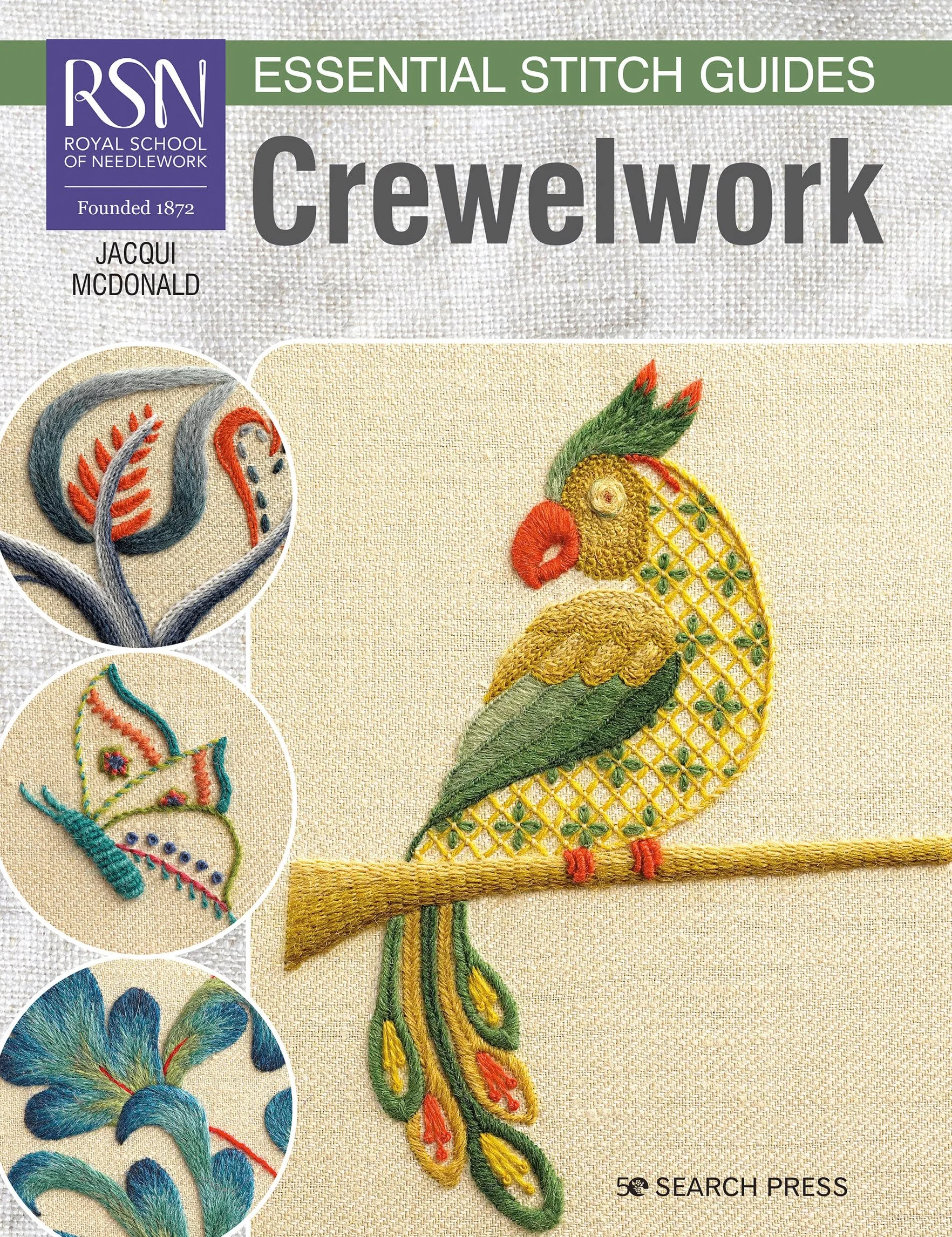 Rsn Essential Stitch Guides: Crewelwork - Large Format Edition