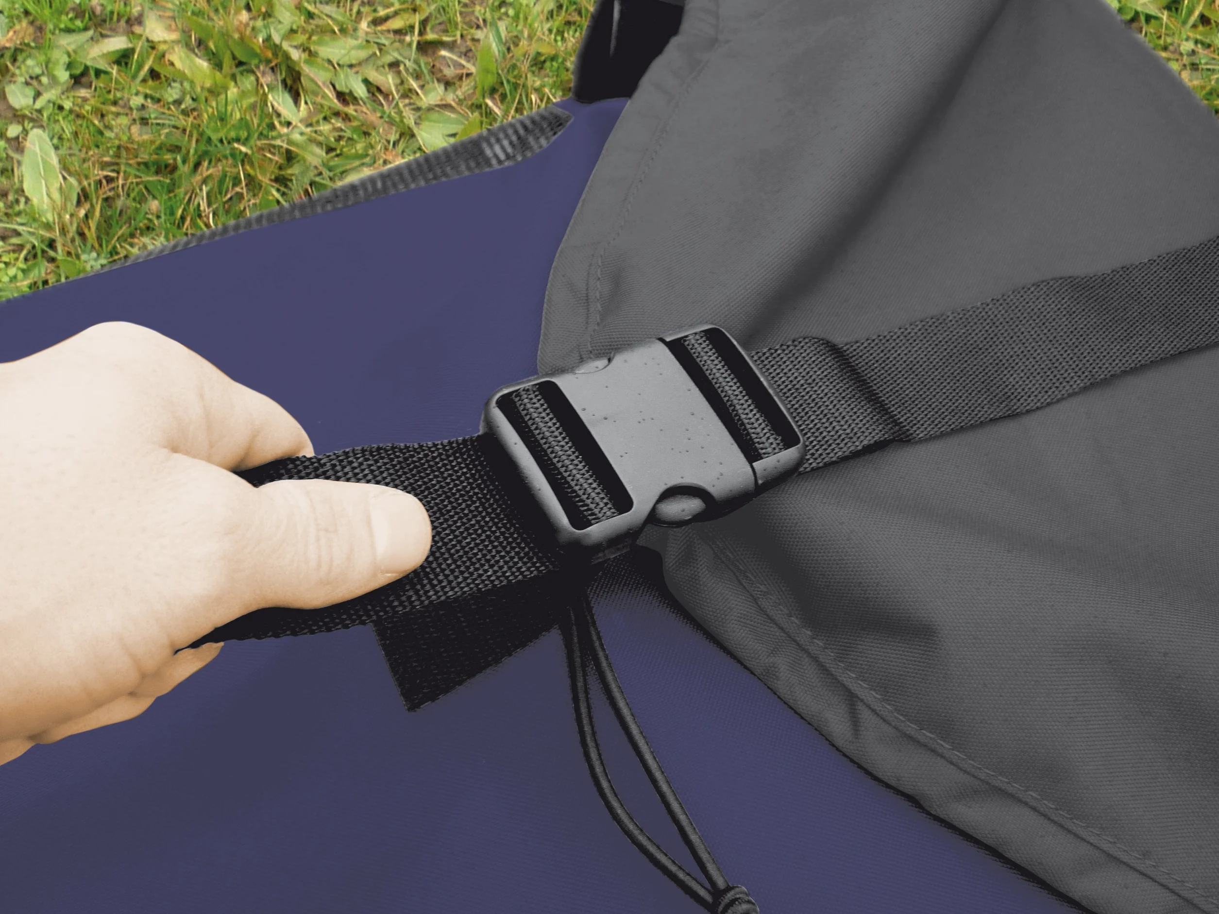 Sevylor Torba do Przenoszenia Sprzętu Kajakowego Quickpak, Czarny/Ciemnoniebieski, 130 l