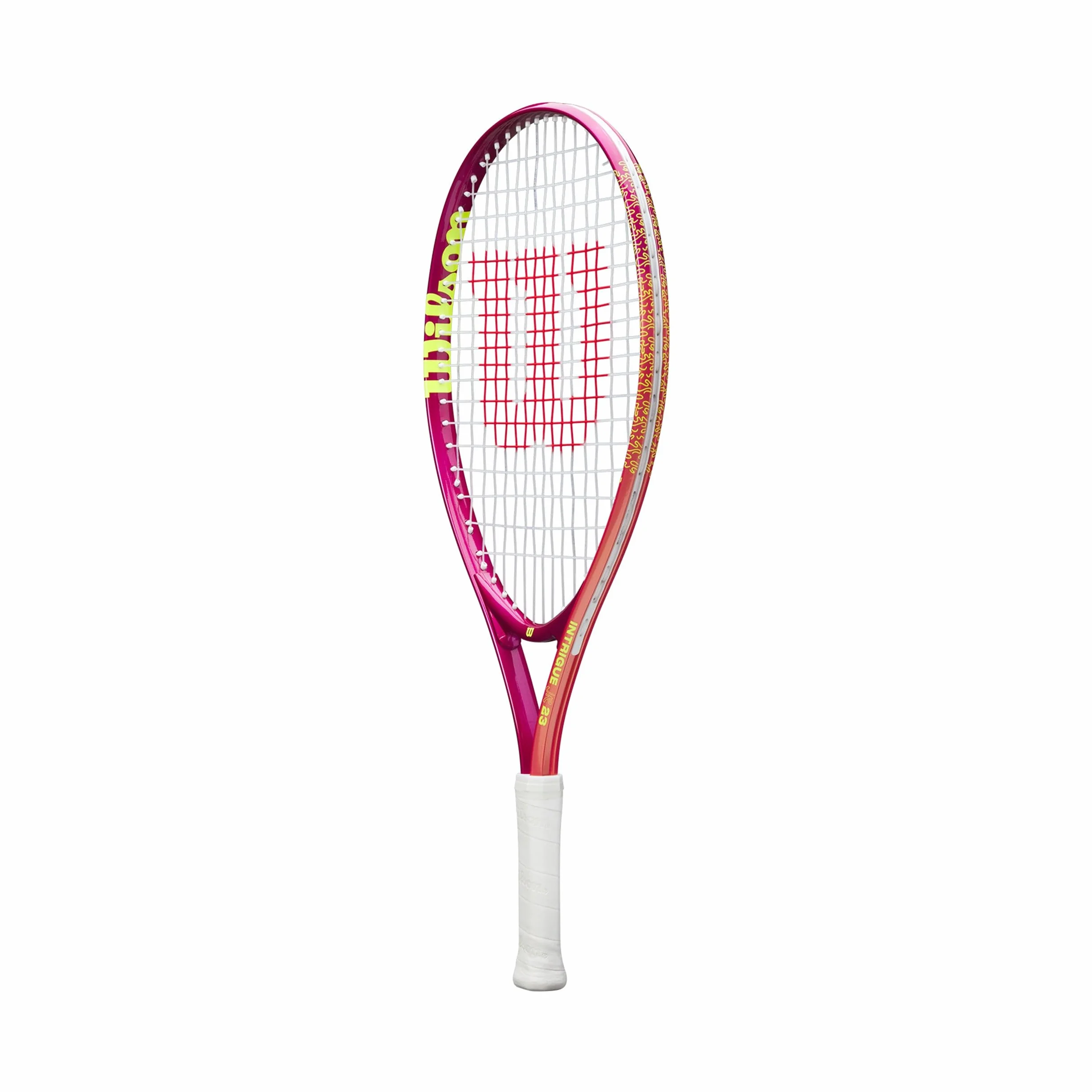 WILSON Intrigue Junior 23 Girls Uncorded 205G Rakiety tenisowe dla dzieci Czerwone - Żółte
