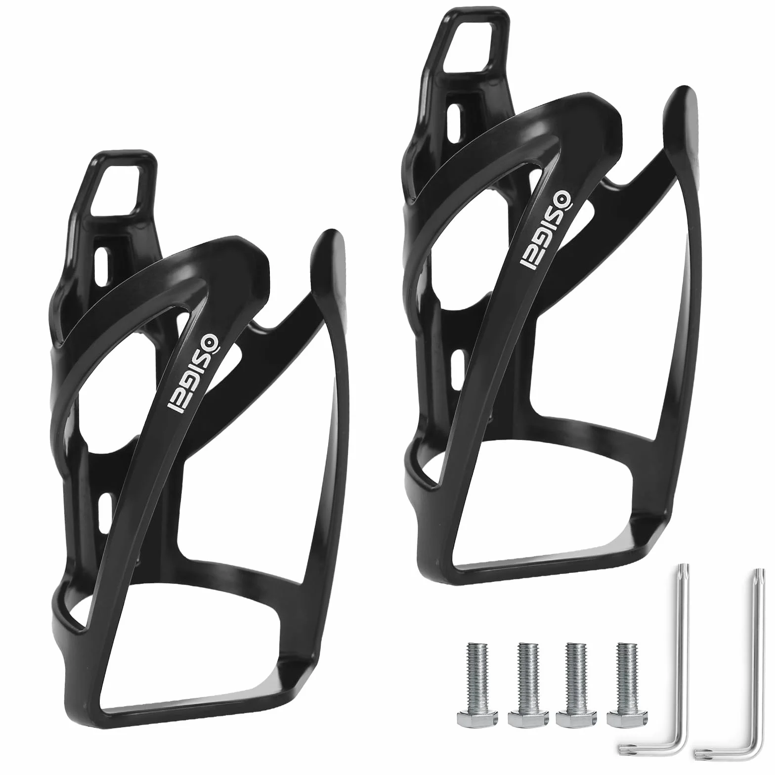 uchwyt na bidon rowerowy Zaktualizowany model uchwyt na napoje 35g Lekki uchwyt na bidon rowerowy z gradientem uchwyt na napoje rowerowy do MTB i rowerów szosowych (czarny*2)