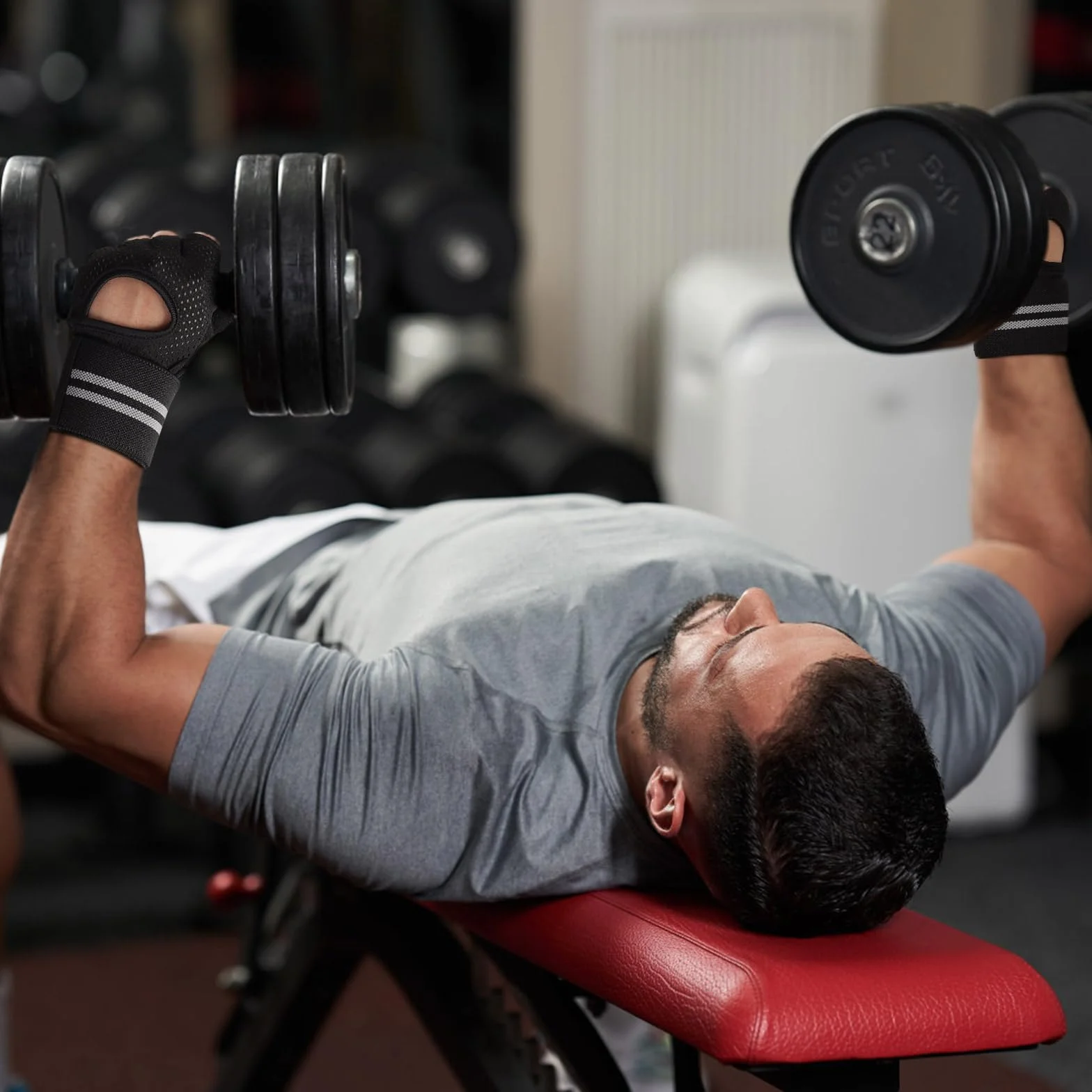 KUOGAS Rękawice fitness, rękawice treningowe dla kobiet i mężczyzn – rękawice fitness do treningu siłowego, kulturystyki, sportów siłowych i crossfitu
