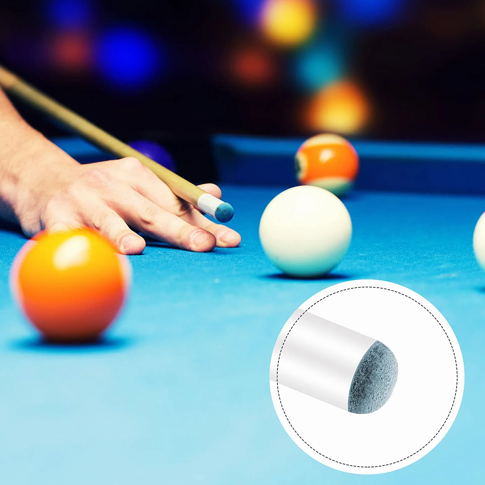Prasacco 13 mm wymienne końcówki do kija bilardowego 24 szt.