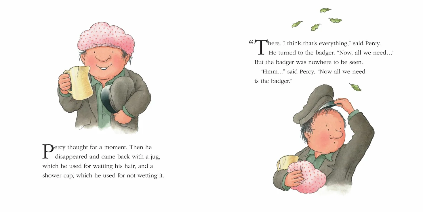 Badger’s Bath: A funny illustrated children’s picture book about Percy the Park Keeper from the bestselling creator of One Snowy Night