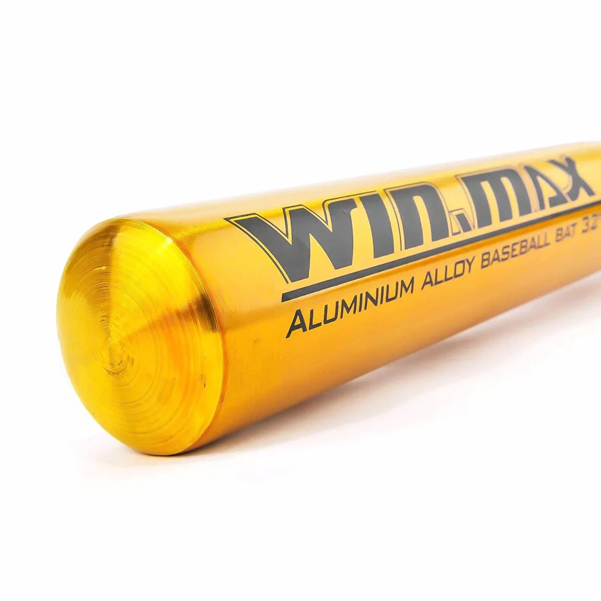 Kij baseballowy, kij baseballowy ze stopu aluminium, z gumowym uchwytem, 81 cm (złoty)