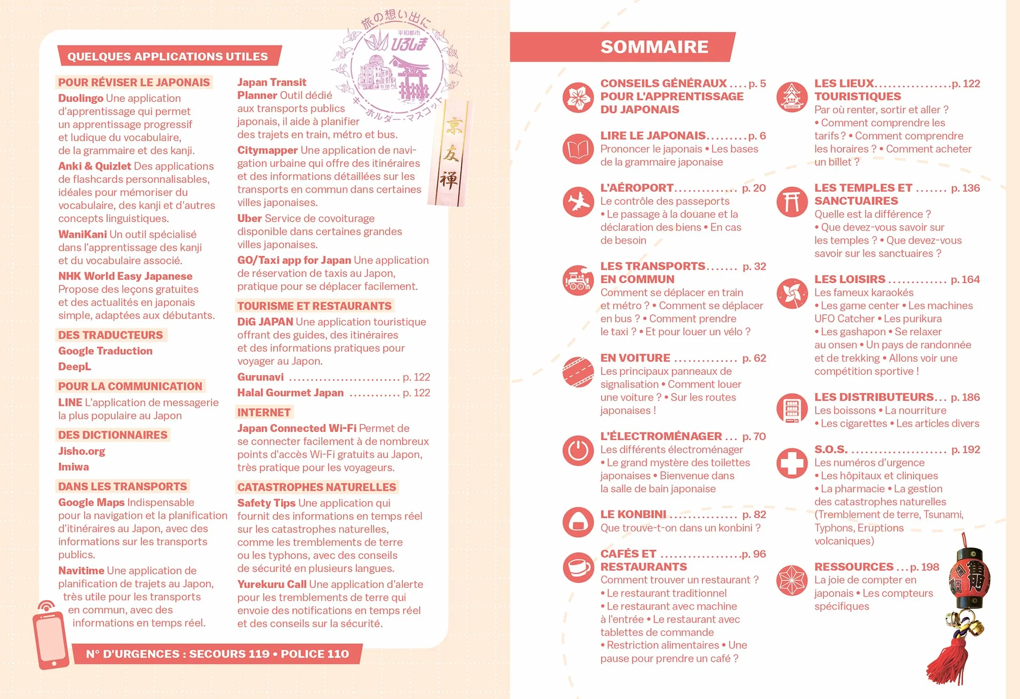 Guide de survie pour voyageurs paumés au Japon: Le premier guide pour déchiffrer les mots, expressions et informations indispensables
