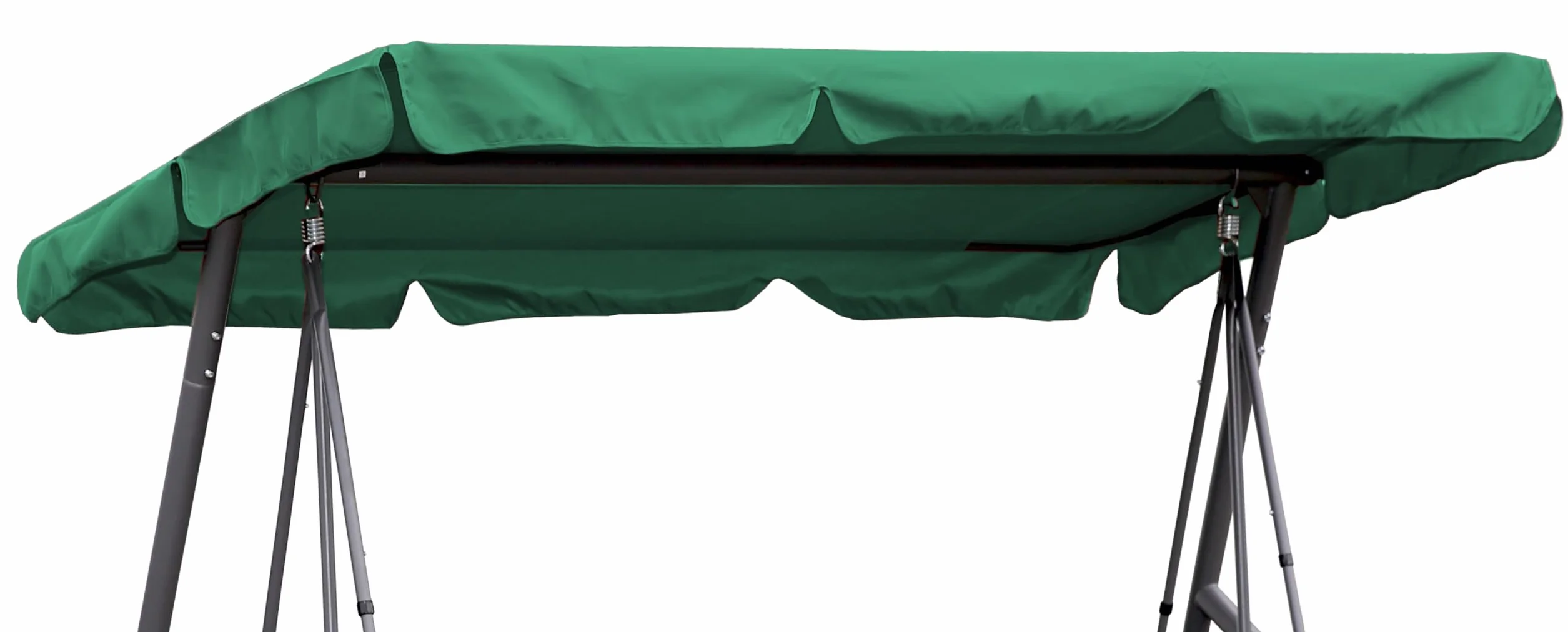 QUICK STAR Dach zapasowy 200 x 145 cm hu?tawka ogrodowa uniwersalna 3-osobowa zielona UV 50 zapasowy dach przeciws?oneczny