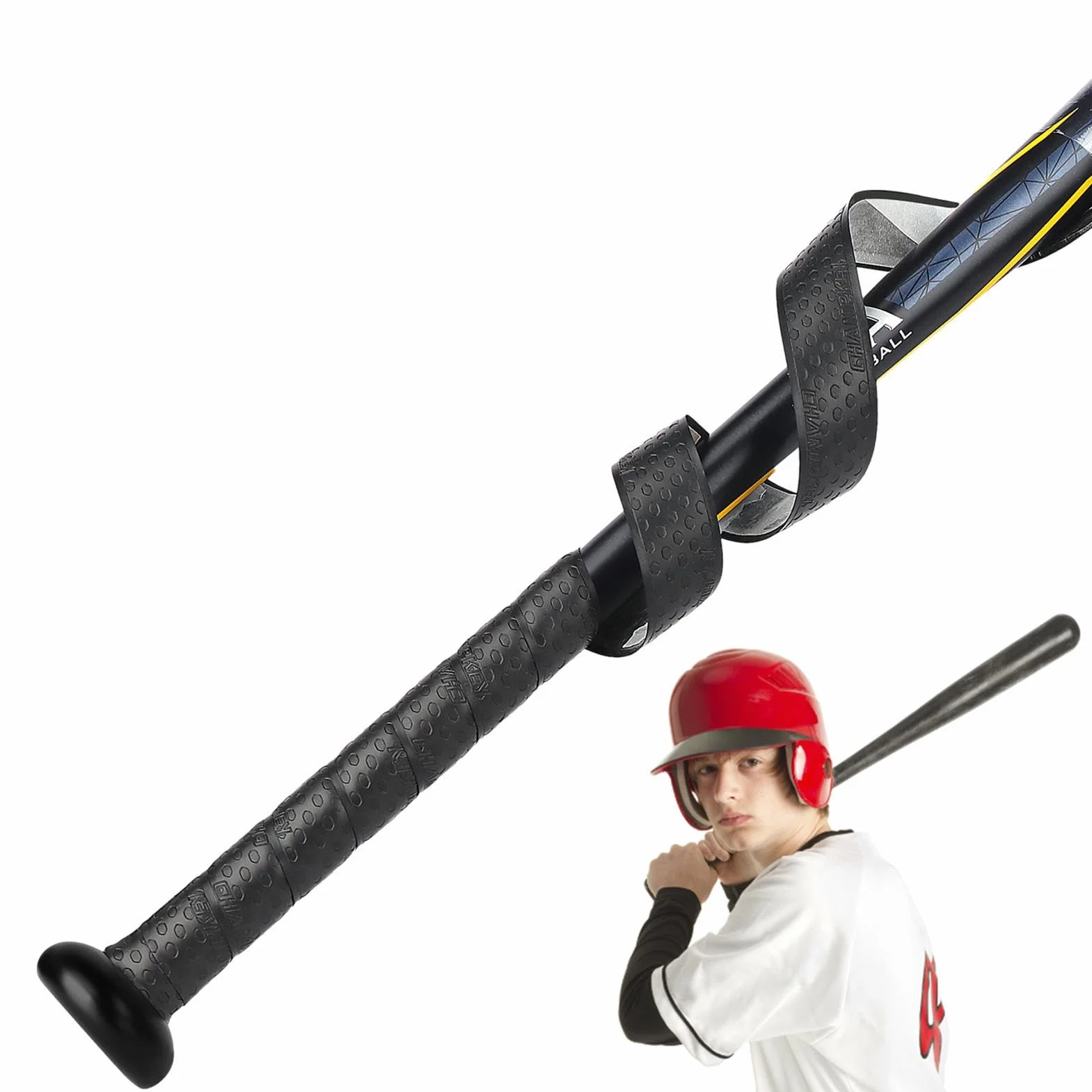 Générique Bat Grip Tape do baseballu | 1m antypoślizgowa nakładka do tenisa, antypoślizgowa nakładka na uchwyt rakietowy, pas pochłaniający pot do hantli
