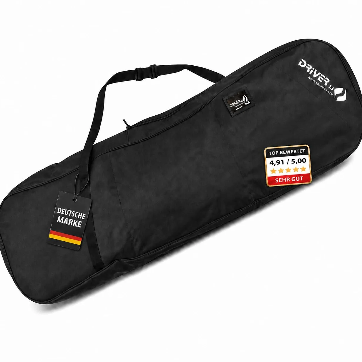 Driver13 ® Torba snowboardowa czarna Boardbag snowboardbag Black