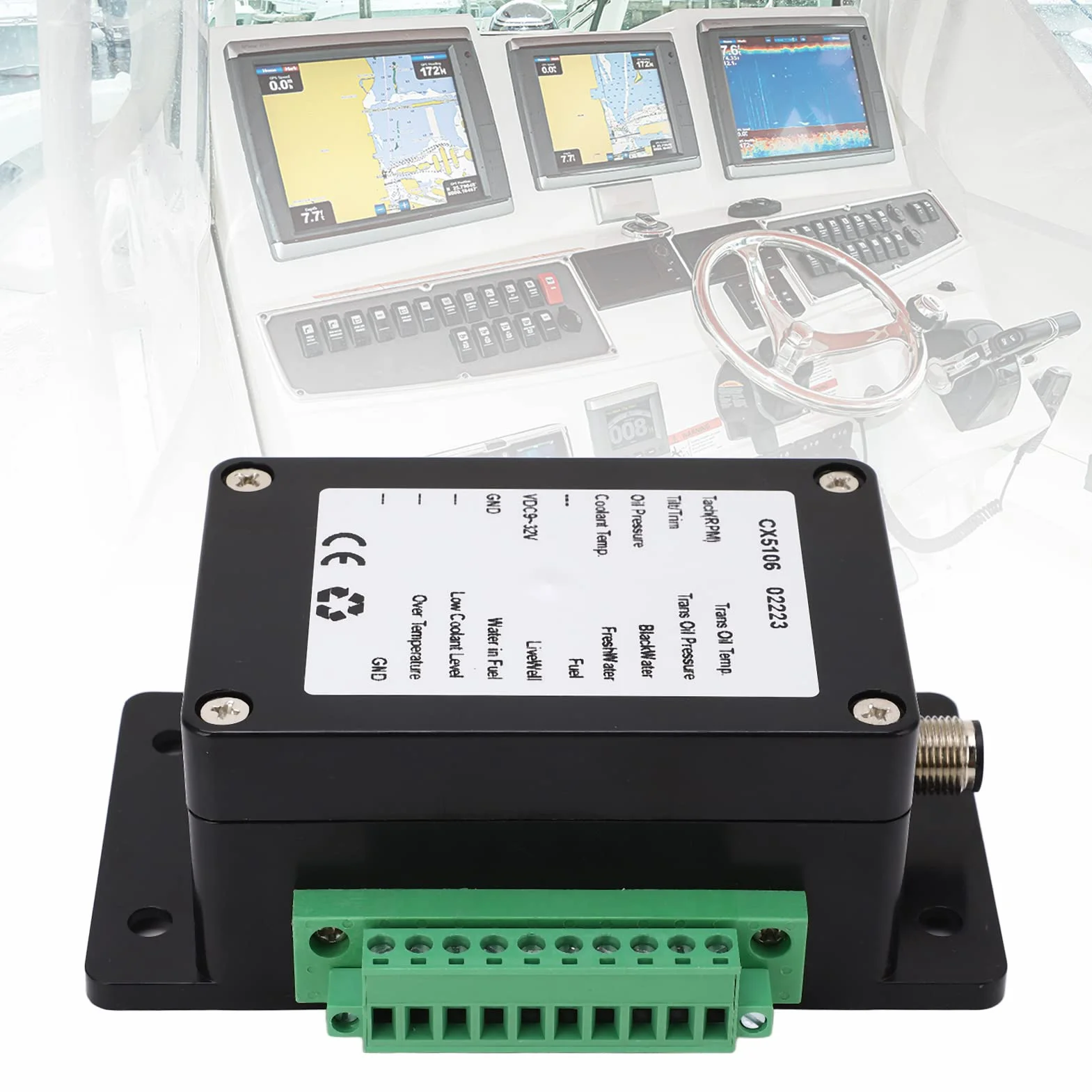 Do Konwertera Akcesoria NMEA 2000 Do Konwertera NMEA 2000 Do 13 Czujników IP67 Wodoodporna DC 9‑32V Dla łodzi morskich jachtów