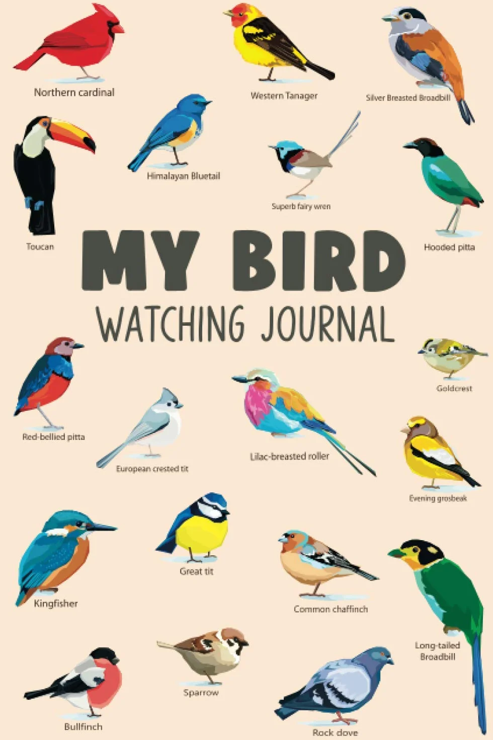 My Bird Watching Journal: A Birdwatching Log Book for Birders & Bird Watchers (Gift Idea for Kids, Teens and Adults)