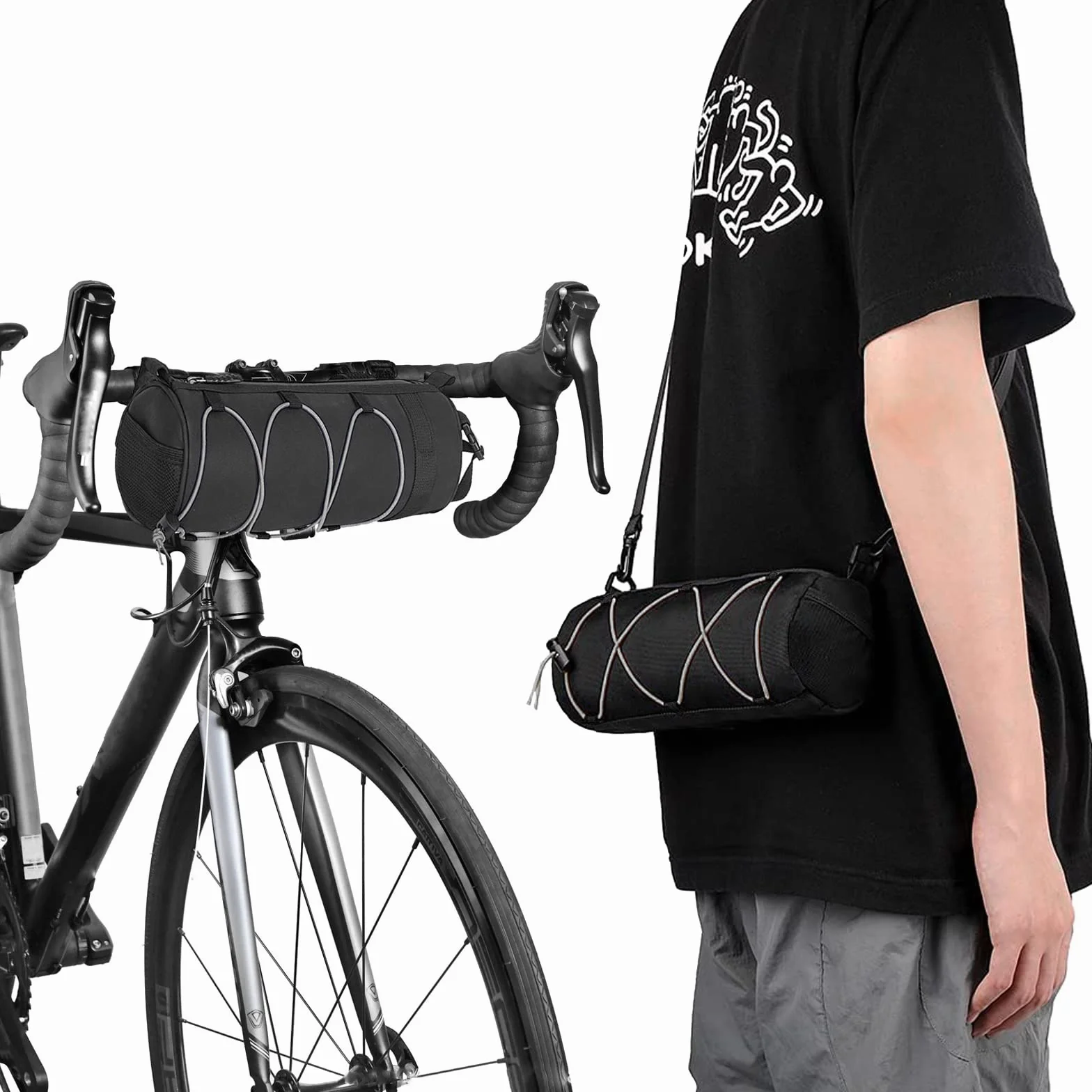 Aconde Torba na kierownicę roweru wodoodporna 2,5 l