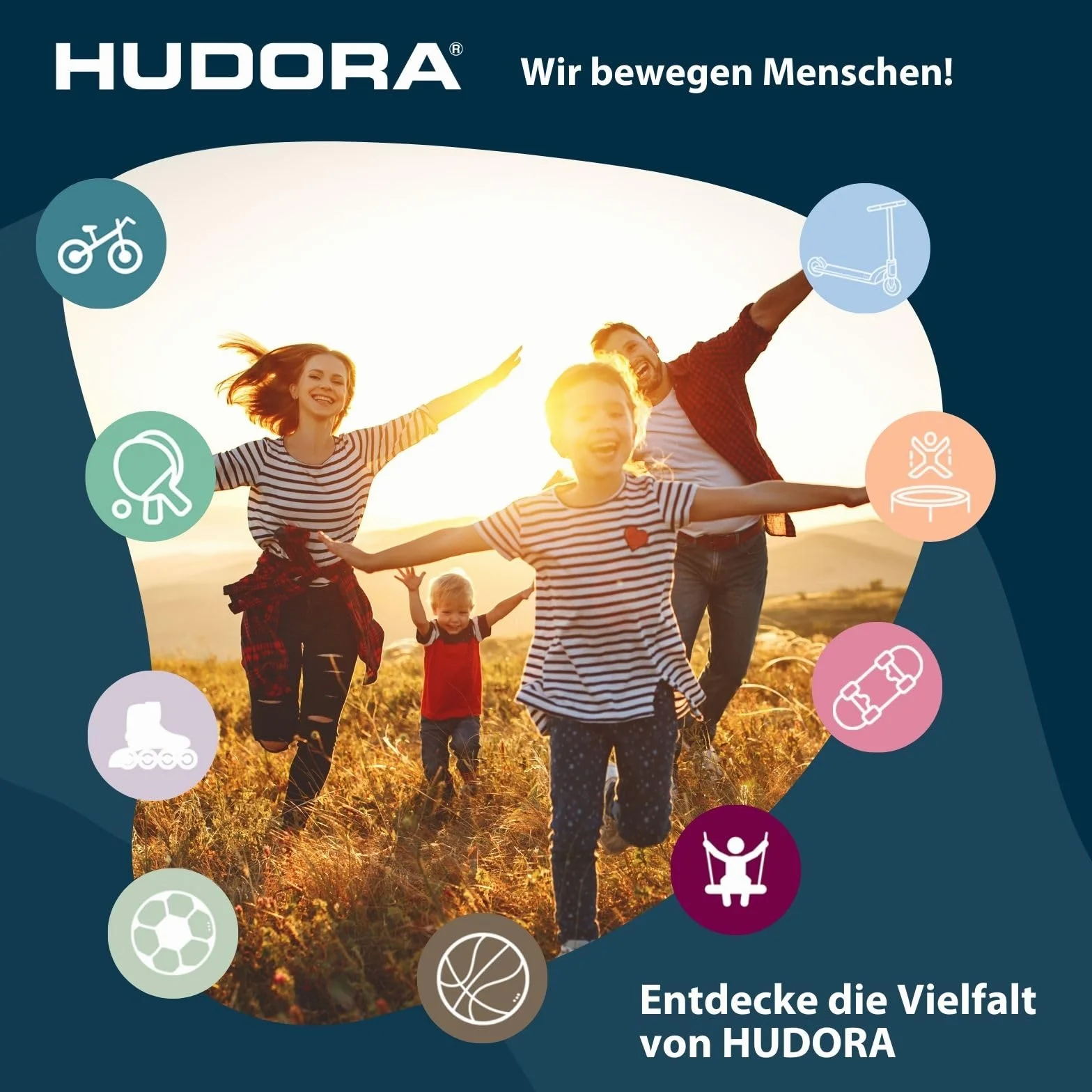 HUDORA kask deskorolkowy 56-60 antracytowy