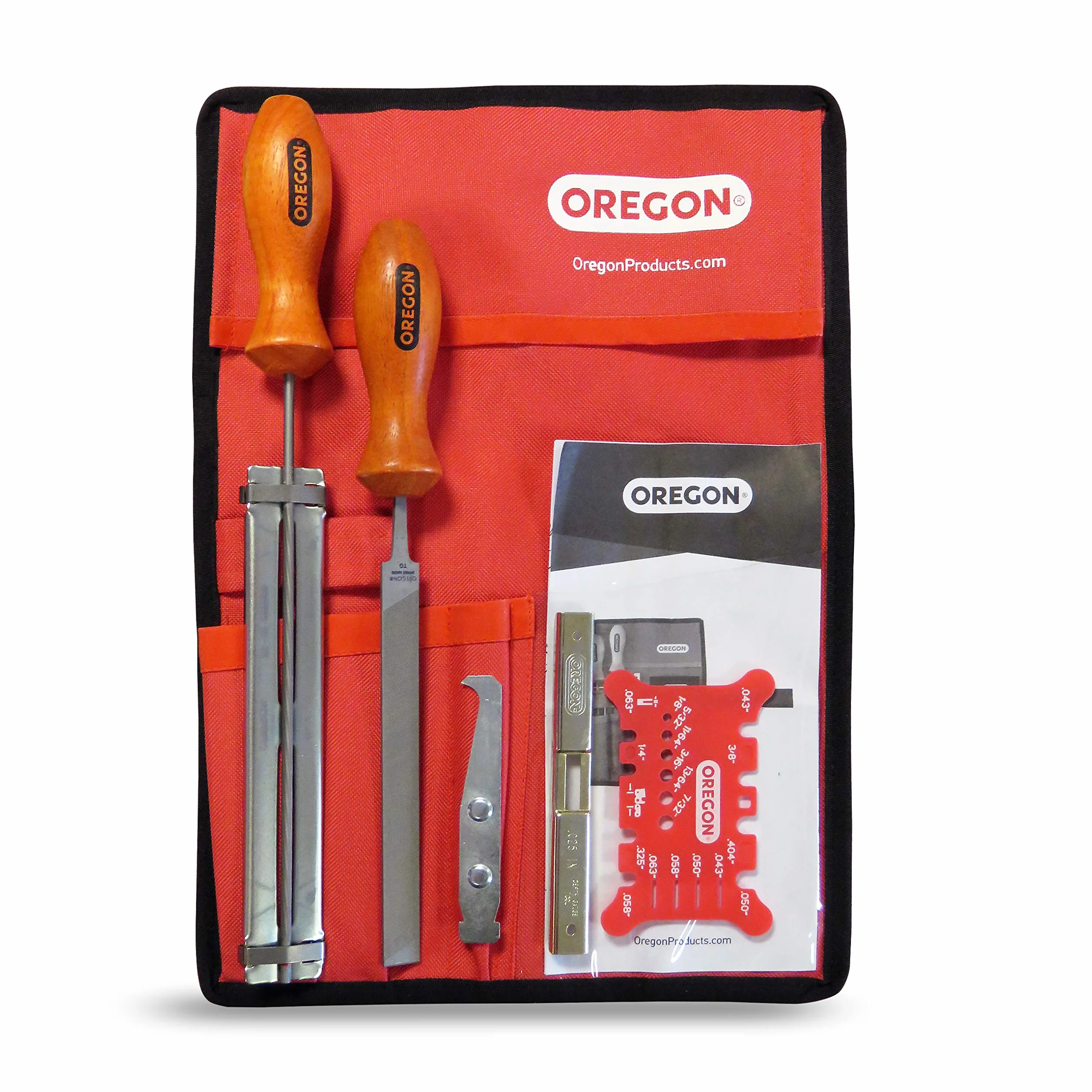 OREGON 5,5 mm (7/32") zestaw do ostrzenia łańcucha i konserwacji prętów do piły łańcuchowej 3/8" (558551)