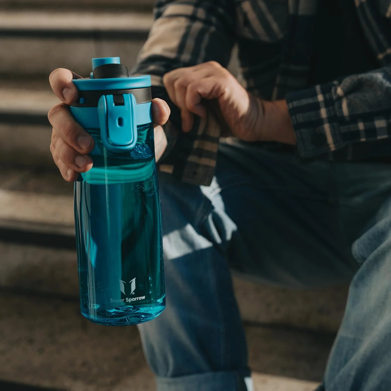 Butelka na Wodę 500ml TouchGulp Sportowa BPA-free Szczelna Tritan