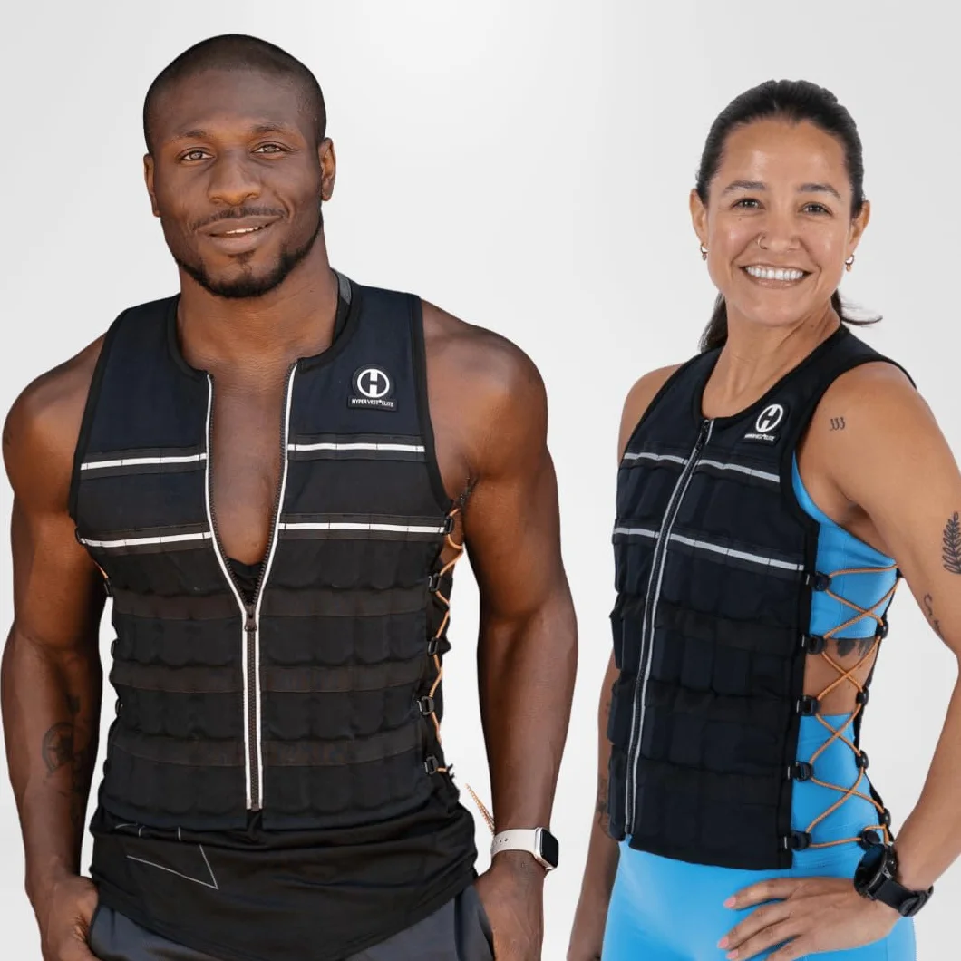 Hyperwear Hyper Vest ELITE kamizelka obciążeniowa CORDURA® zamek błyskawiczny stalowe obciążniki do biegania
