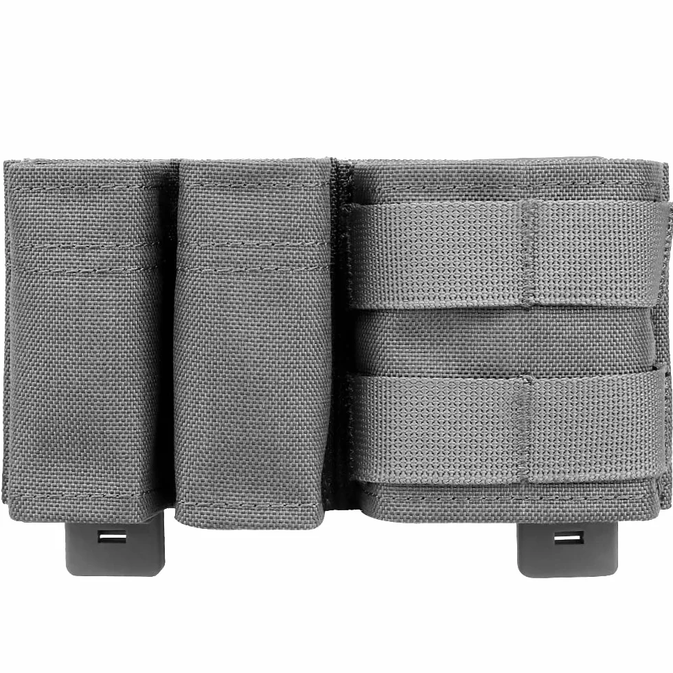 Taktyczna ładownica na magazynek MOLLE 9 mm Pistolet 5,56 mm AR15 Zestaw ładownic na magazynki karabinowe Potrójna kieszeń na magazynek Uchwyt na magazynek Molle