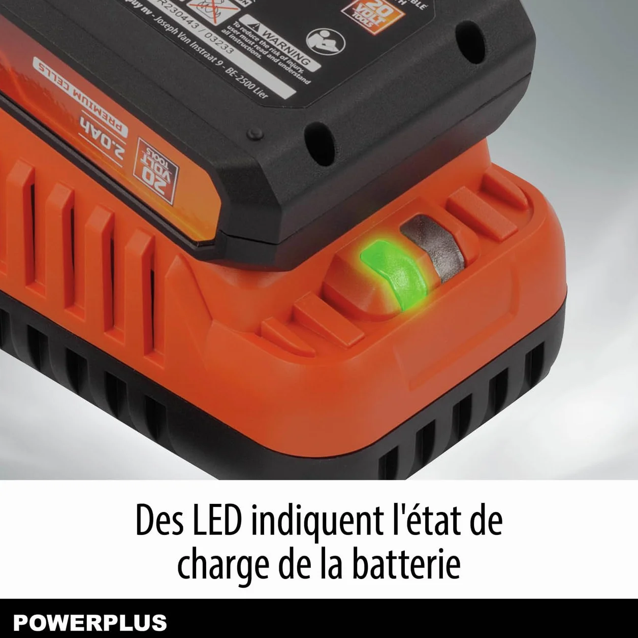 POWER plus Zestaw akumulatorów i ładowarek Dual Power POWDP90620-20 V, akumulator 2,0 Ah – do narzędzi 20 V – ładowarka 2 A – do akumulatorów 20 V i 2 x 20 V – do wkrętarek akumulatorowych, wiertarek,