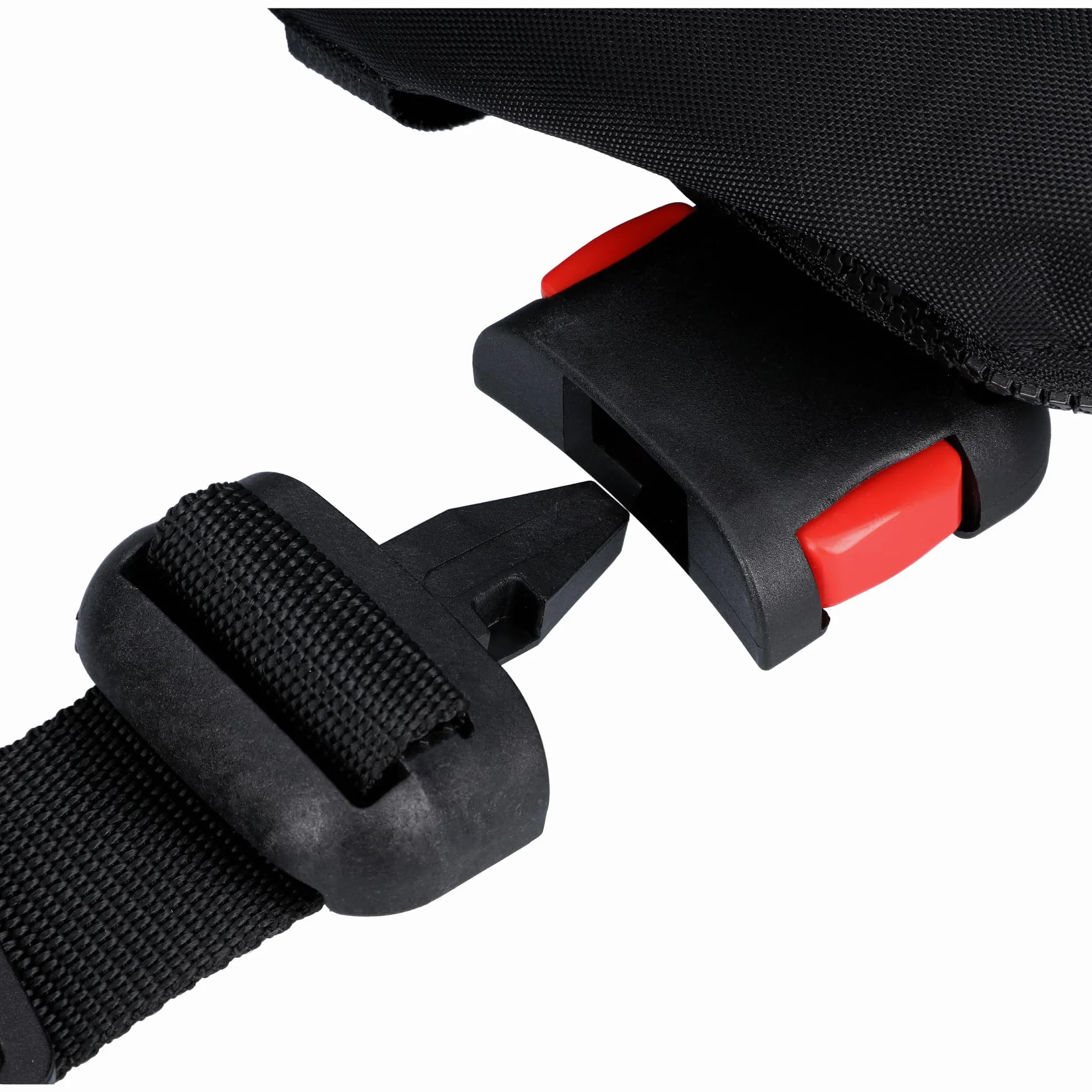 Kamizelka ratunkowa 170N ISO 12402-3 automatyczna i ręczna z D-ringiem pasem krokowym gwizdkiem sygnałowym dla dorosłych czarna czerwona