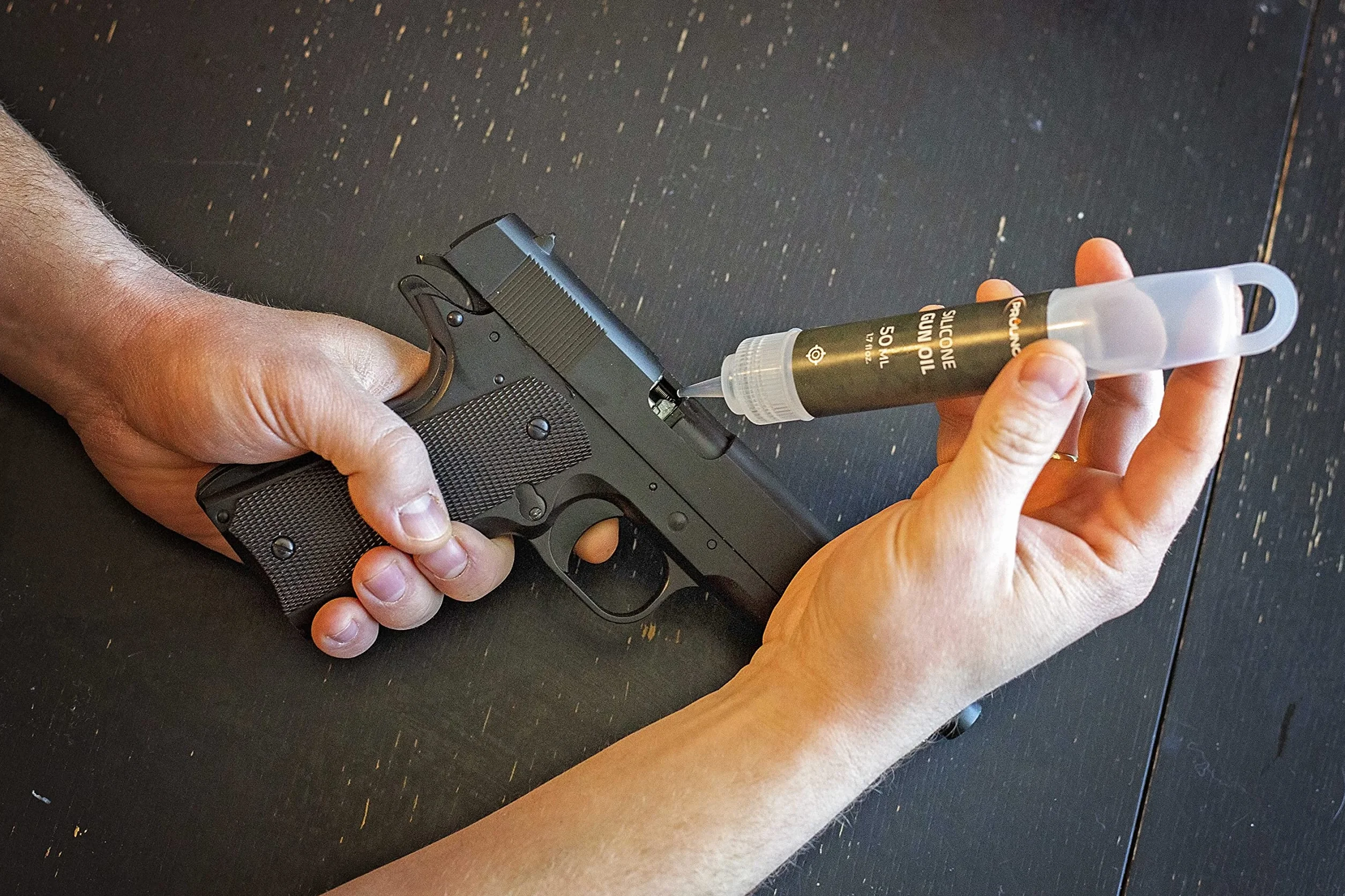 PROUNOL Olej Silikonowy do Pielęgnacji i Konserwacji wiatrówki CO2, Airsoft 60ml