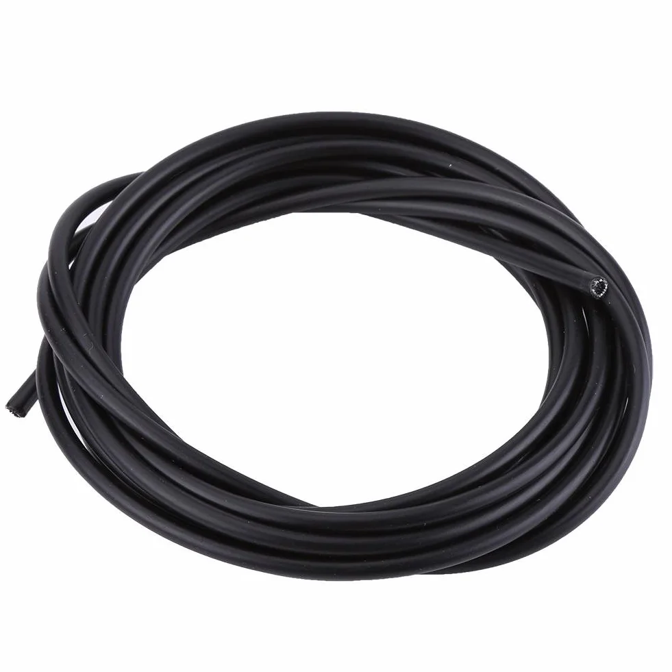 Keenso Kabel zmiany biegów roweru 4 mm czarny zestaw przewodów do rowerów szosowych