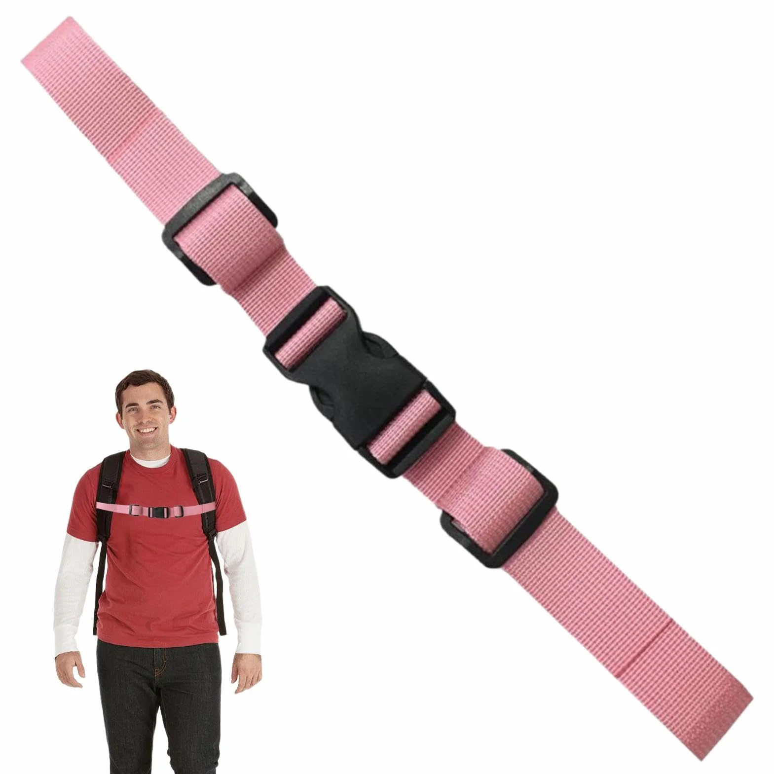 Plecak Chest Strap, regulowany pasek z klamrą, uniwersalny pasek na kostkę, akcesoria campingowe