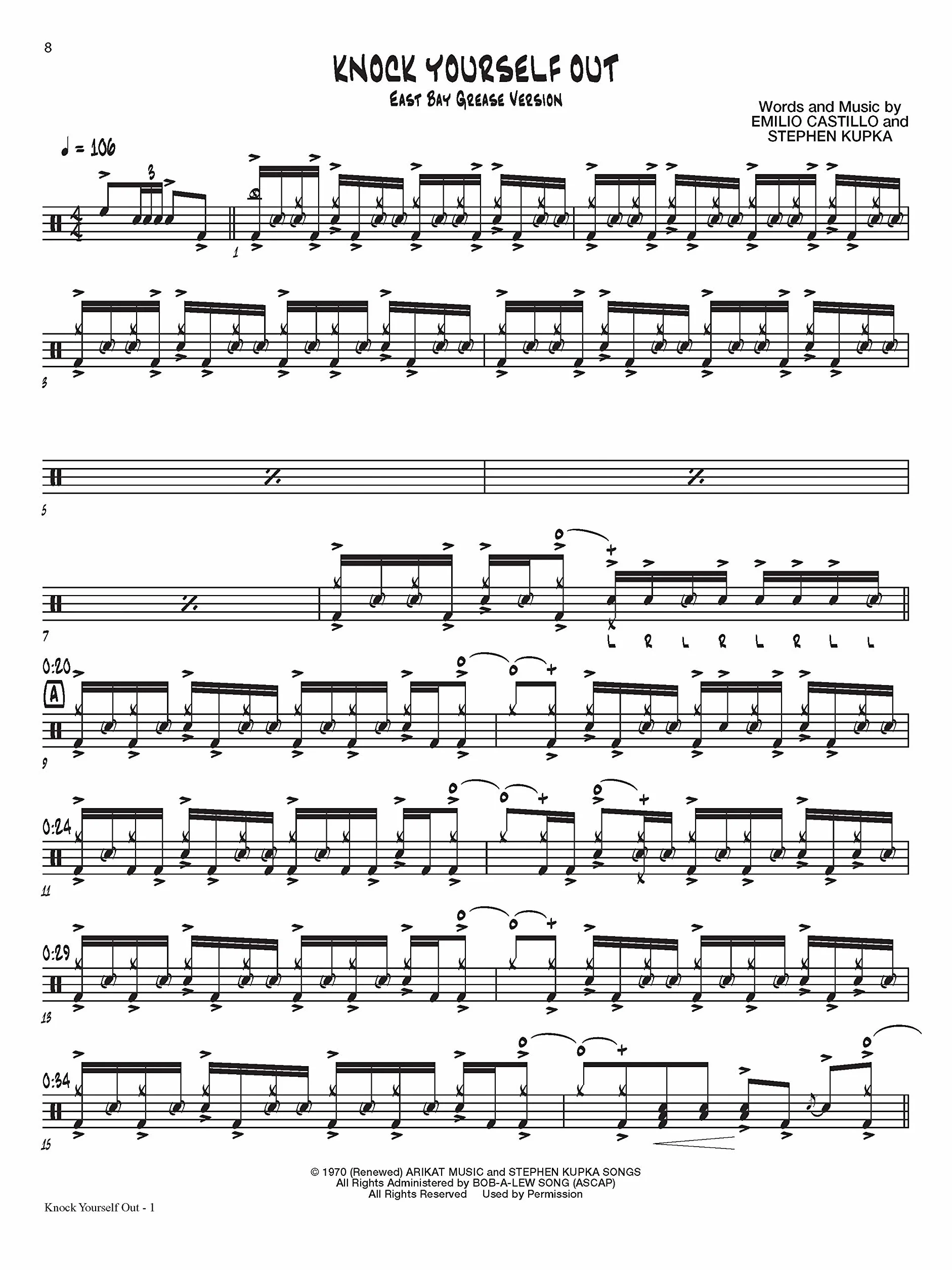 David Garibaldi -- Off the Record: 10 Authentic Drum Transcriptions by the Legendary Tower of Power Drummer