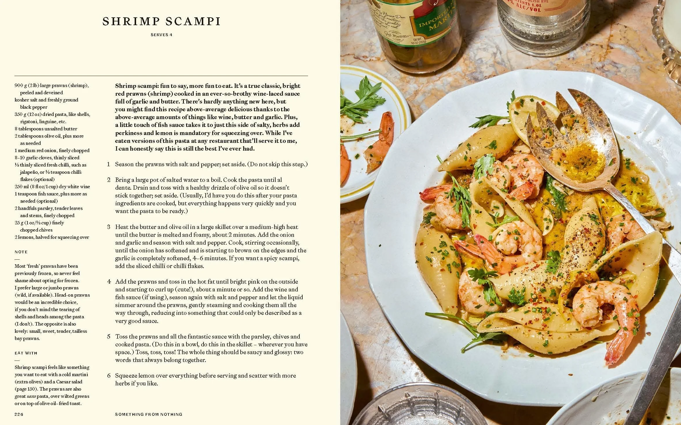 Something from Nothing: A Cookbook