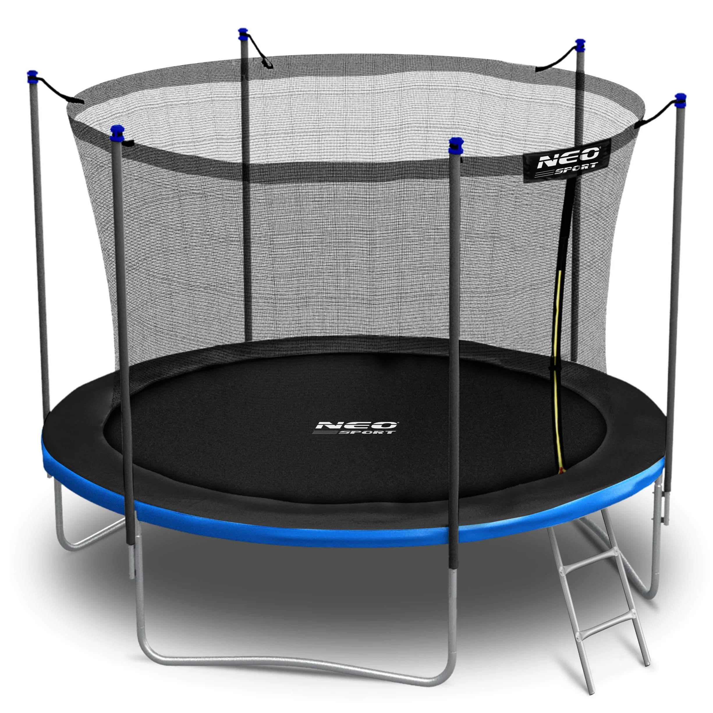 Neo-Sport Trampolina ogrodowa z siatką wewnętrzną 374cm 12ft dla dzieci