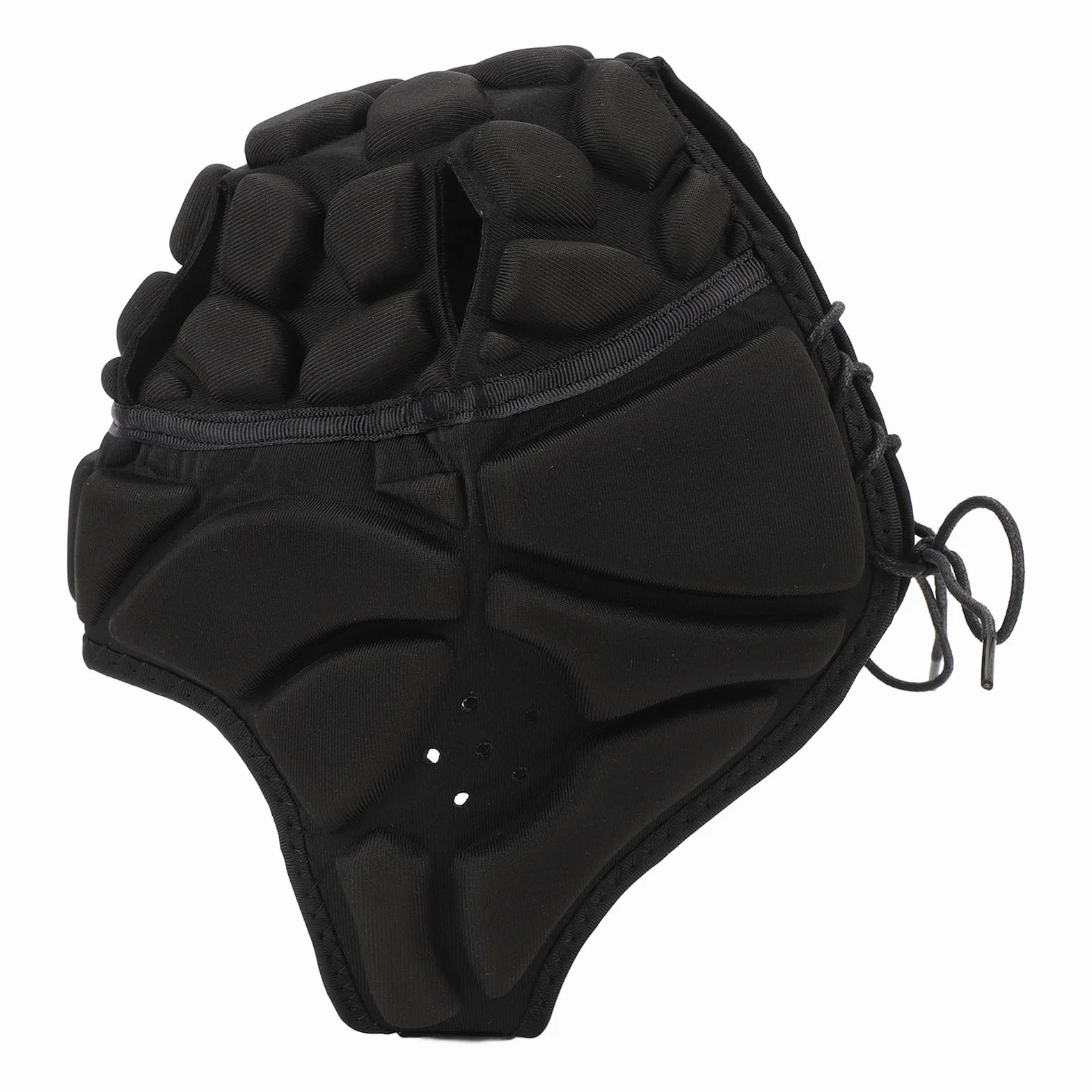 Kask do Rugby, Gąbka EVA Miękko Wyściełany Kask Oddychający Kask Piłkarski Regulowany Nagłówek do Rugby dla Młodzieży Dzieci Dorośli, Wygodne Noszenie